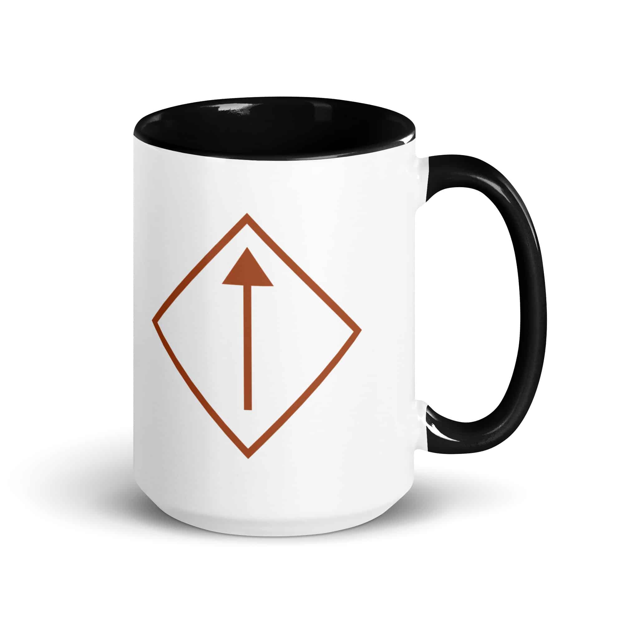 Terracotta Diamond Waymarker Color Inside Mug