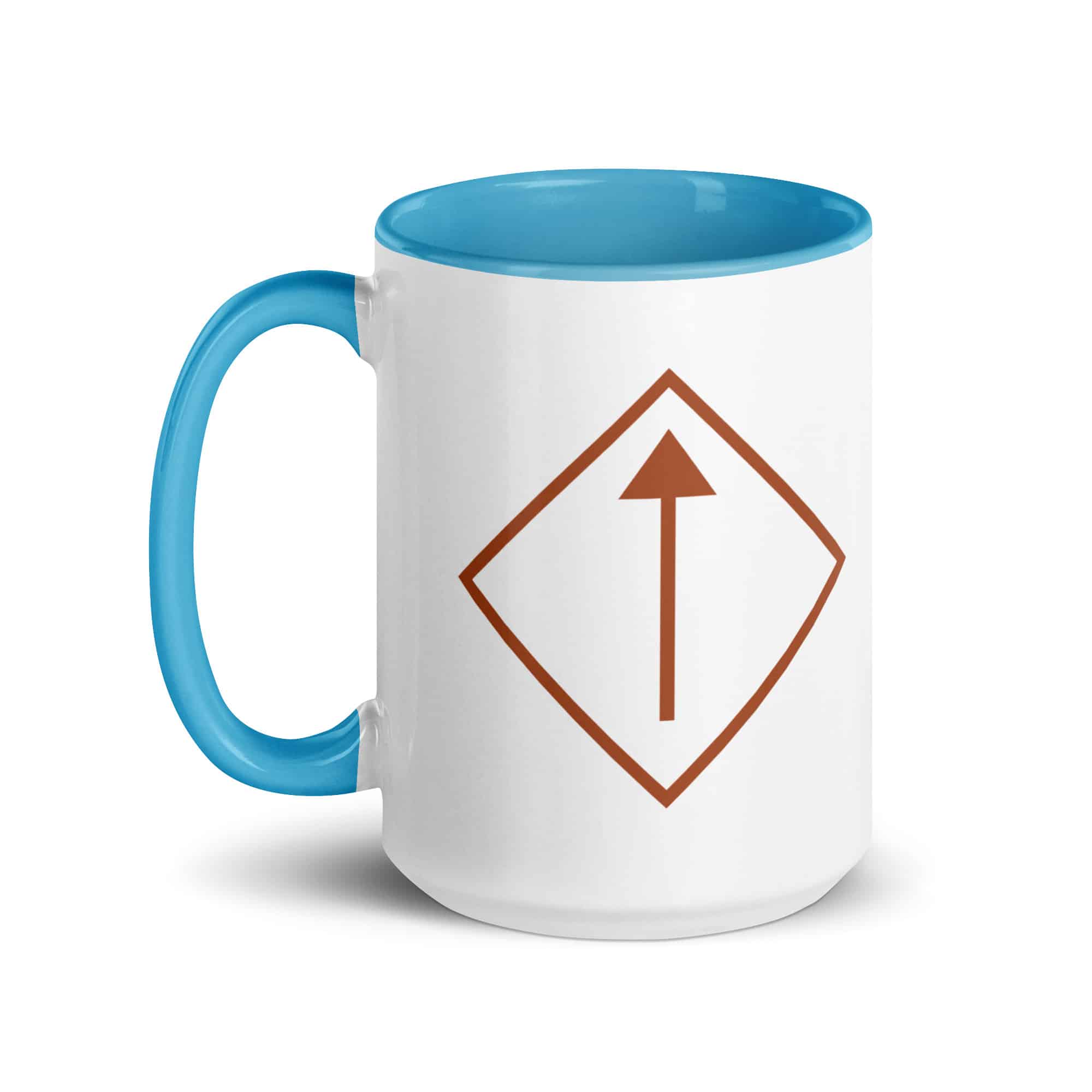Terracotta Diamond Waymarker Color Inside Mug