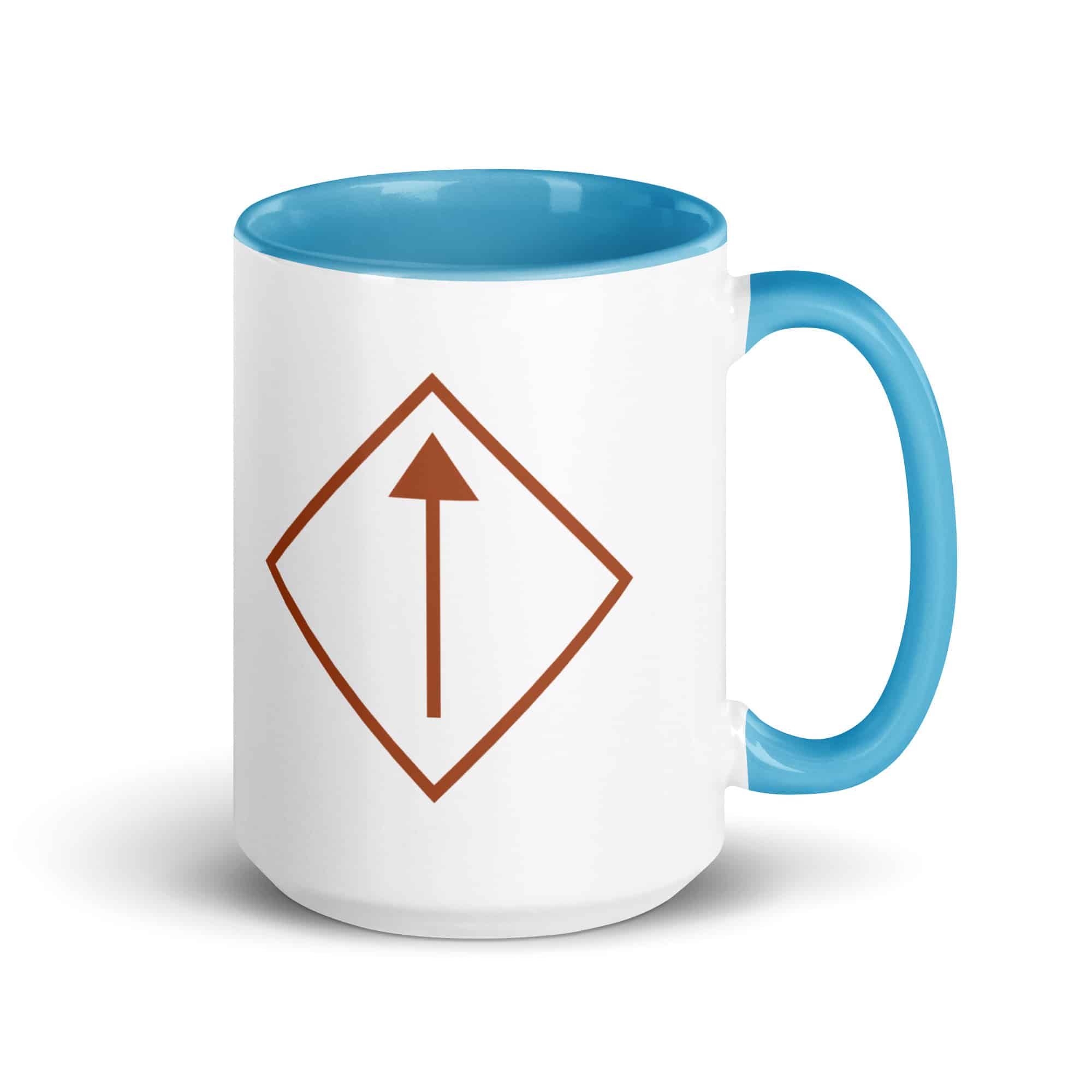 Terracotta Diamond Waymarker Color Inside Mug