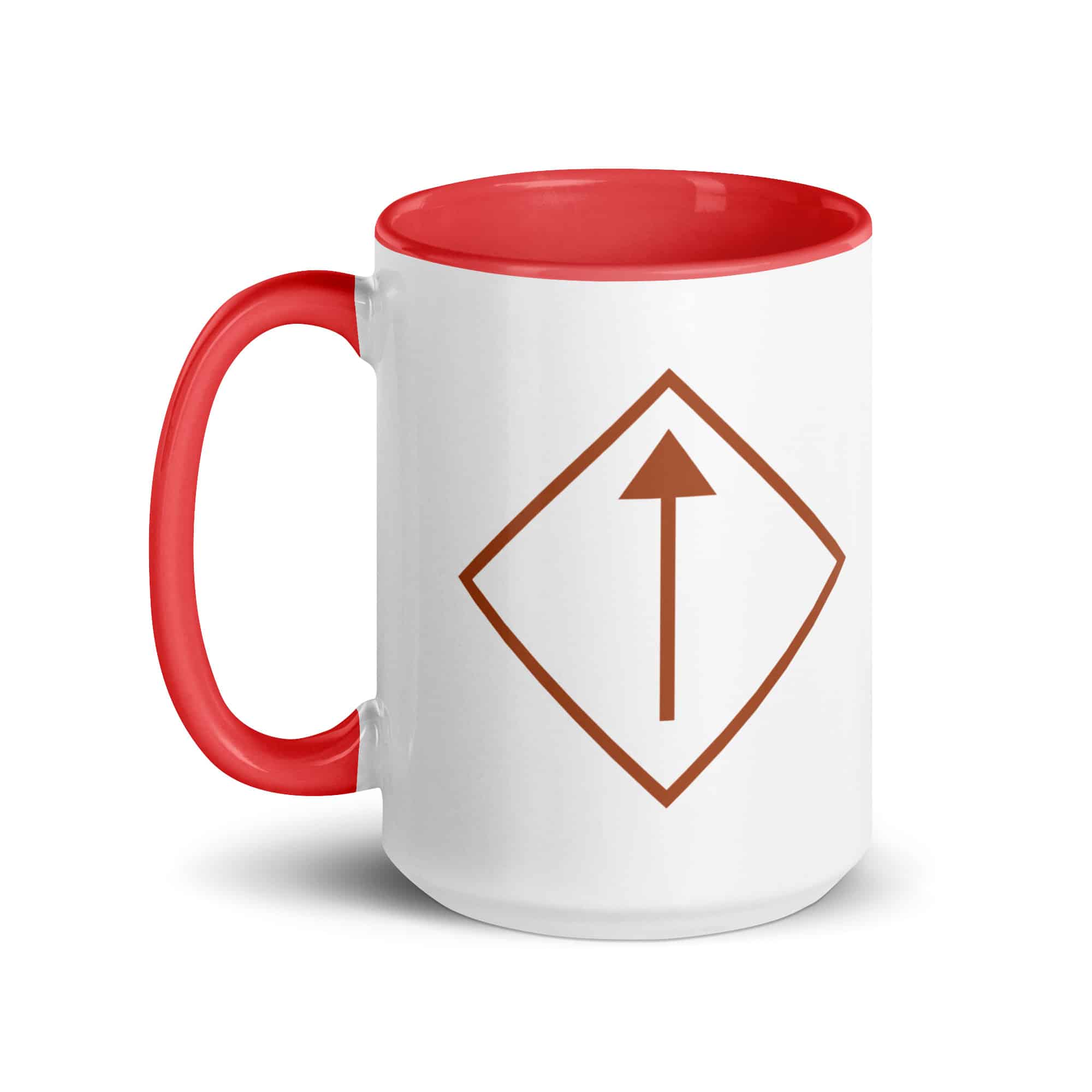 Terracotta Diamond Waymarker Color Inside Mug