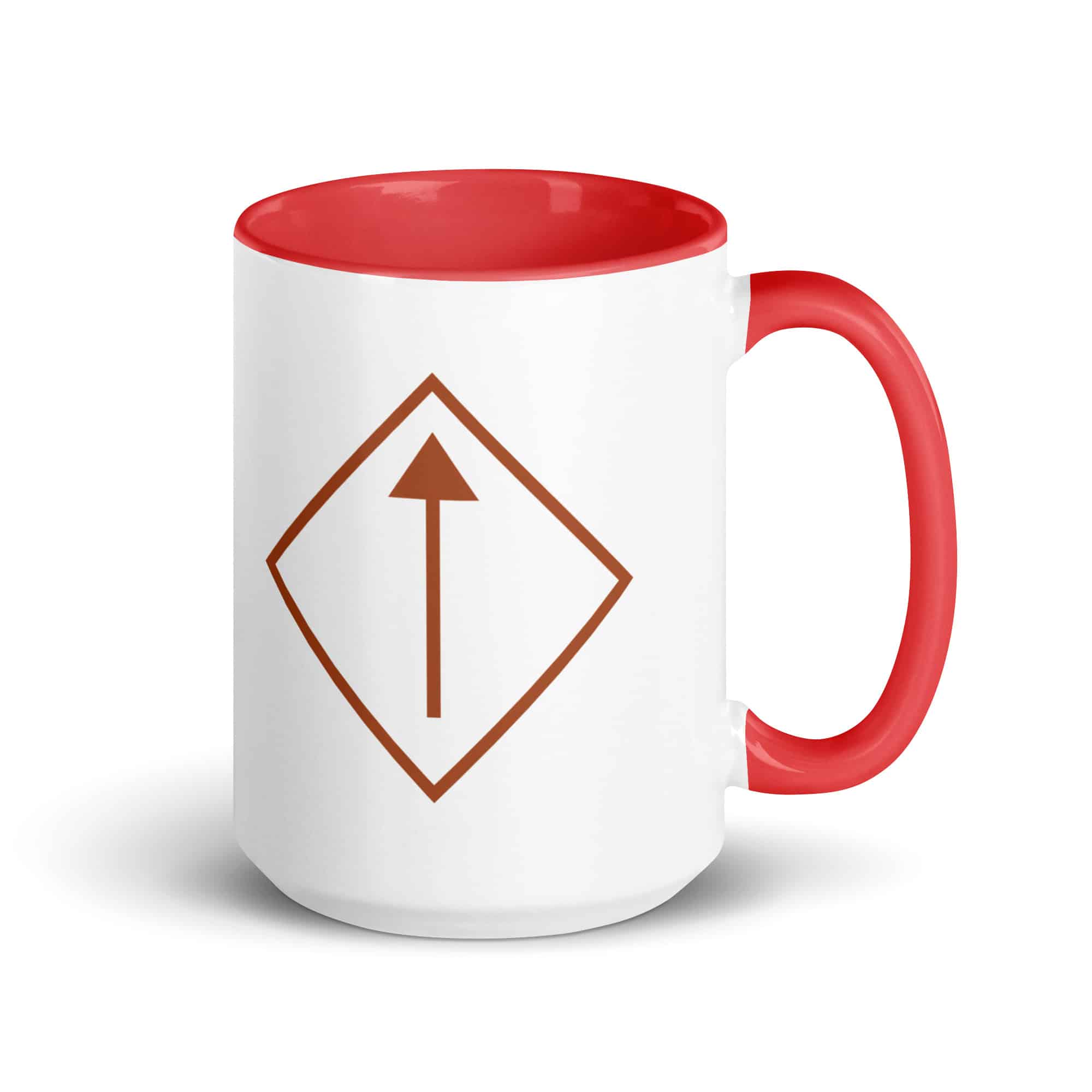 Terracotta Diamond Waymarker Color Inside Mug