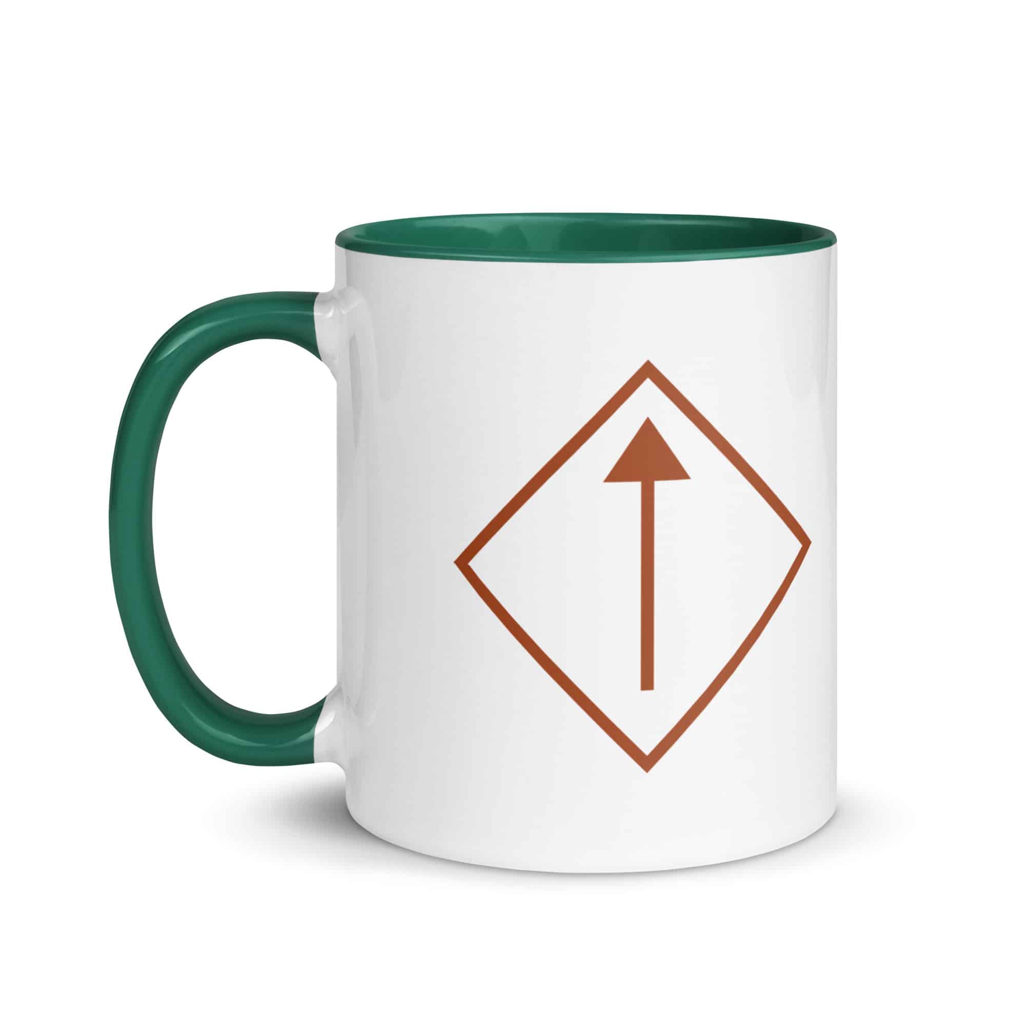 Terracotta Diamond Waymarker Color Inside Mug