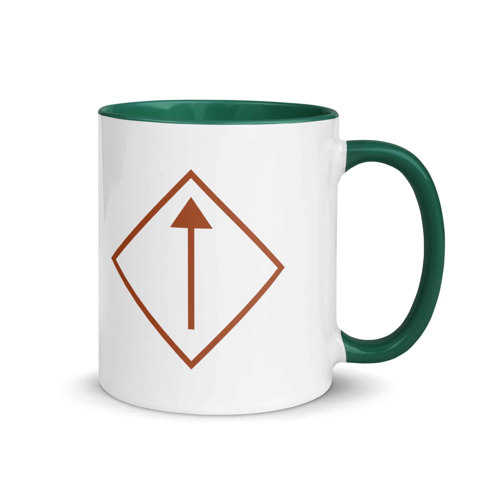 Terracotta Diamond Waymarker Color Inside Mug