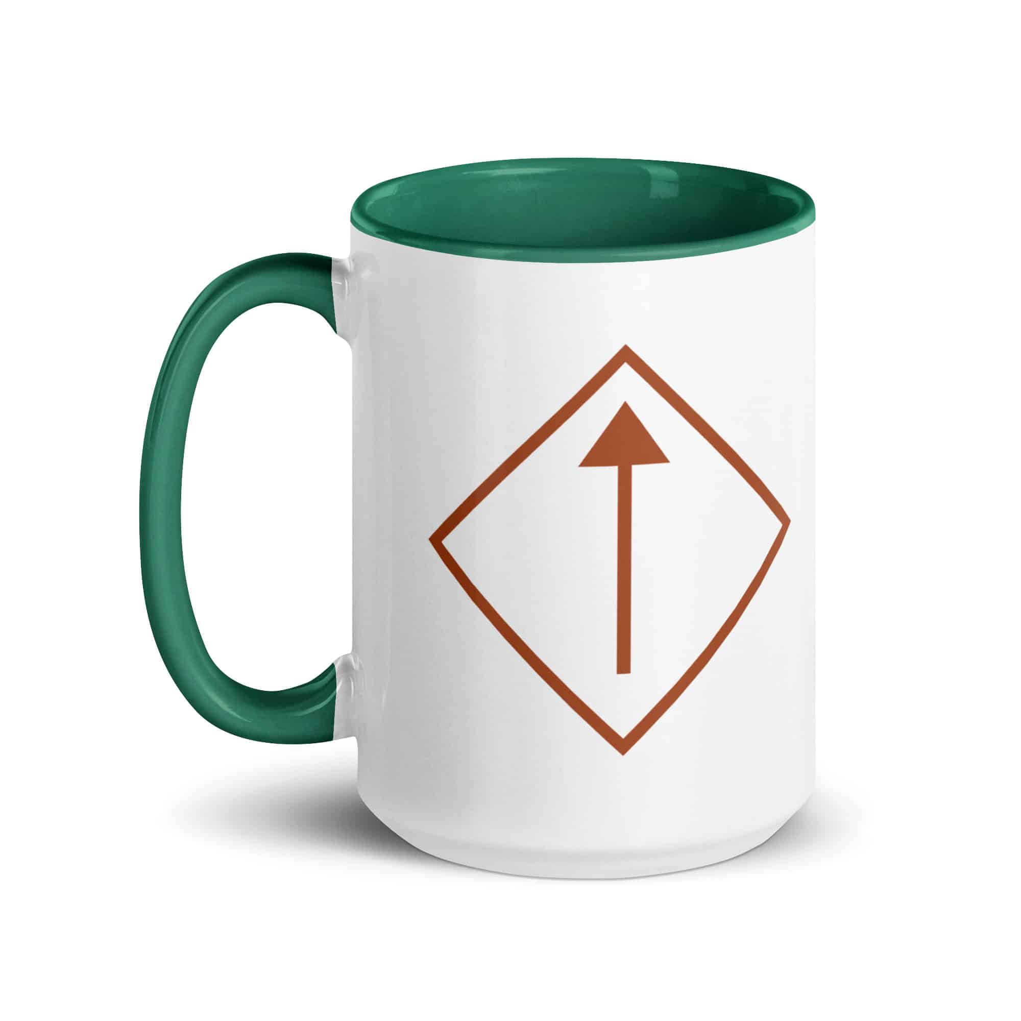 Terracotta Diamond Waymarker Color Inside Mug