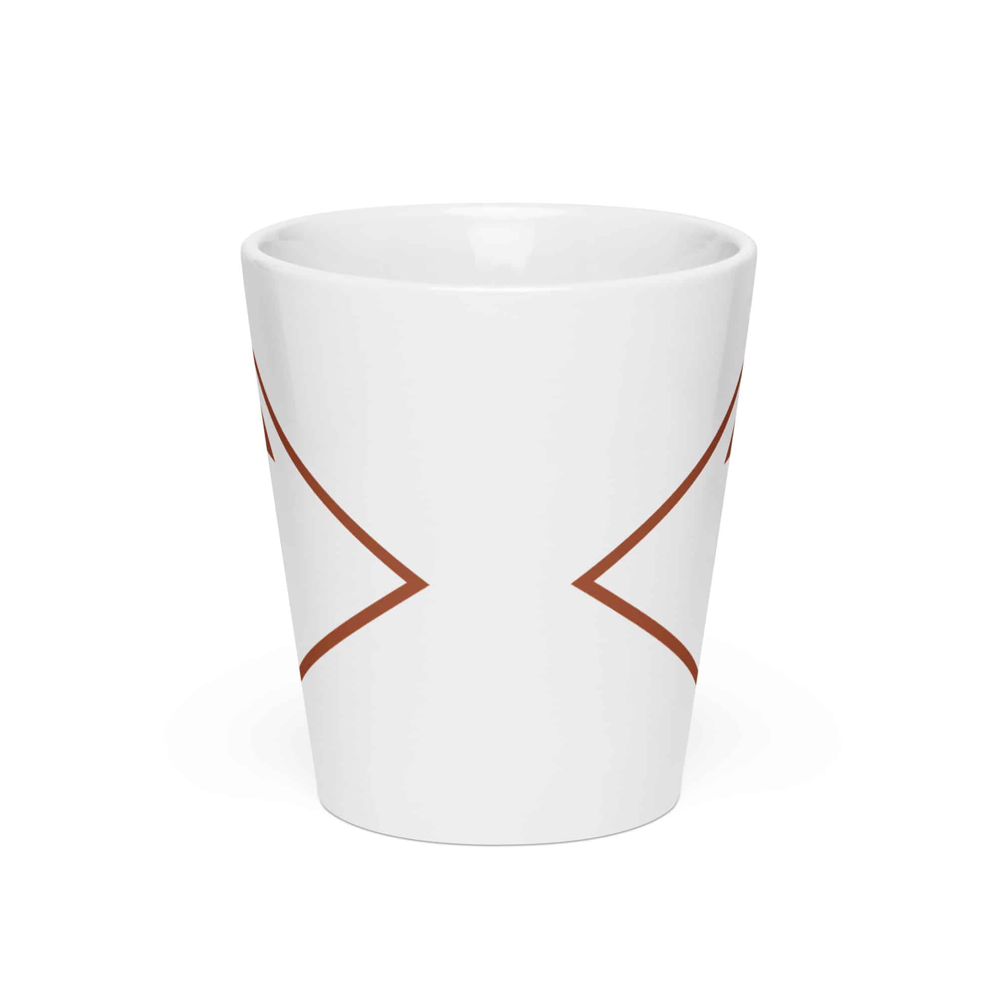 Terracotta Diamond Waymarker Latte Mug