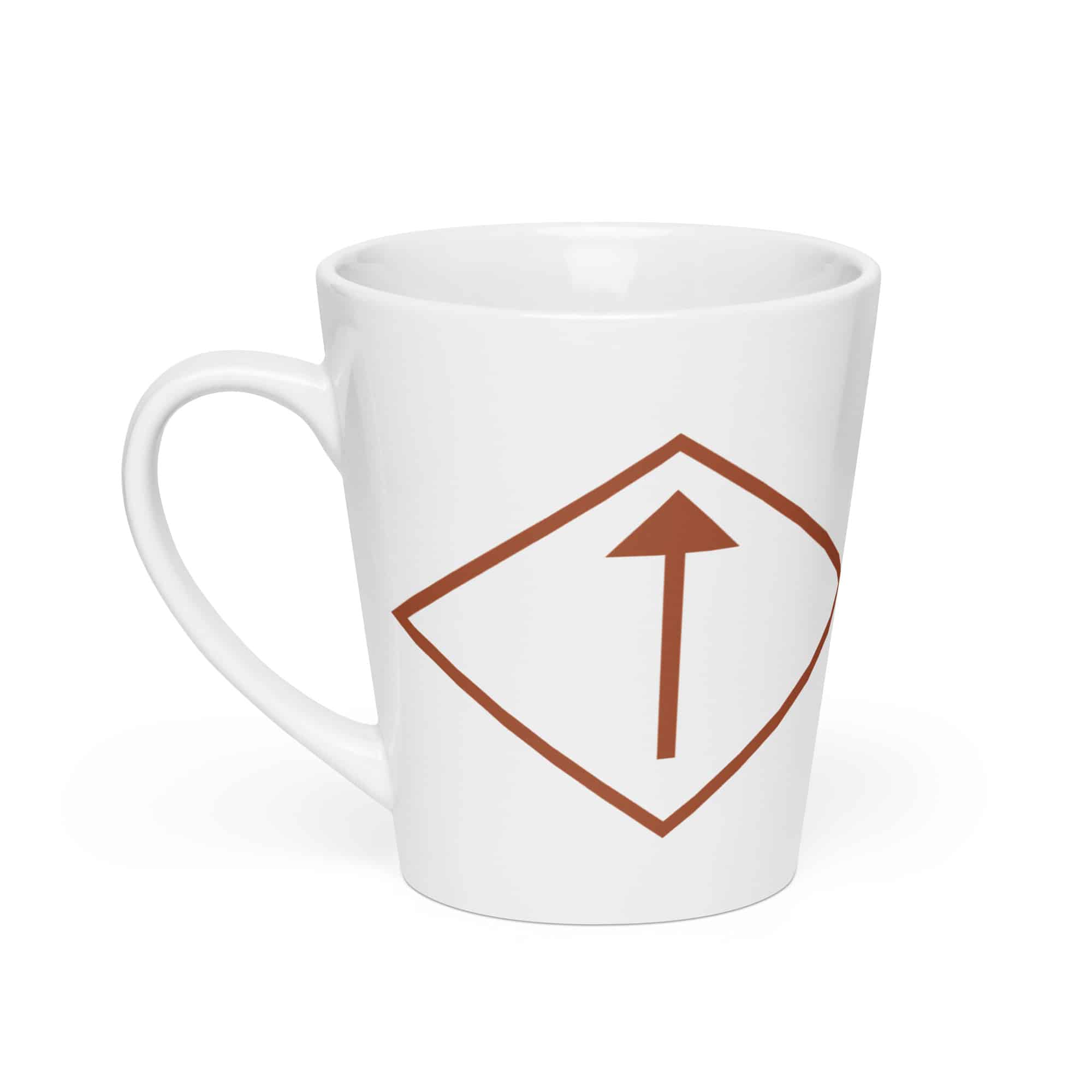 Terracotta Diamond Waymarker Latte Mug