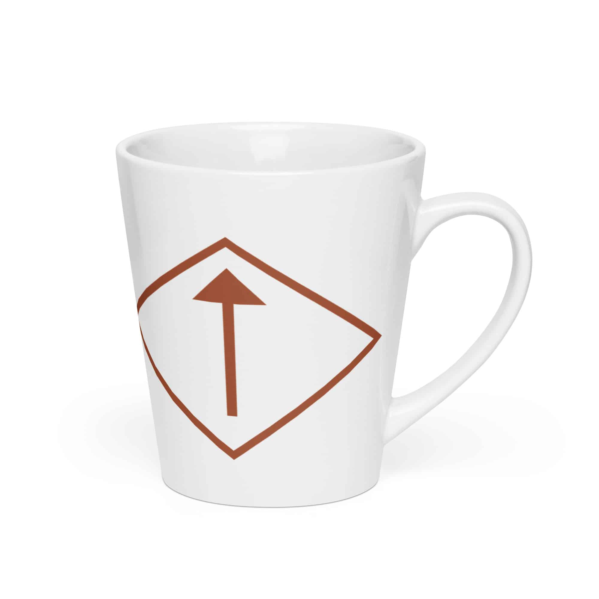 Terracotta Diamond Waymarker Latte Mug