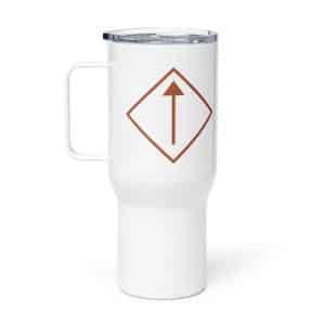 09 Diamond Waymarker Terracotta Travel Mug - 25 oz - Main