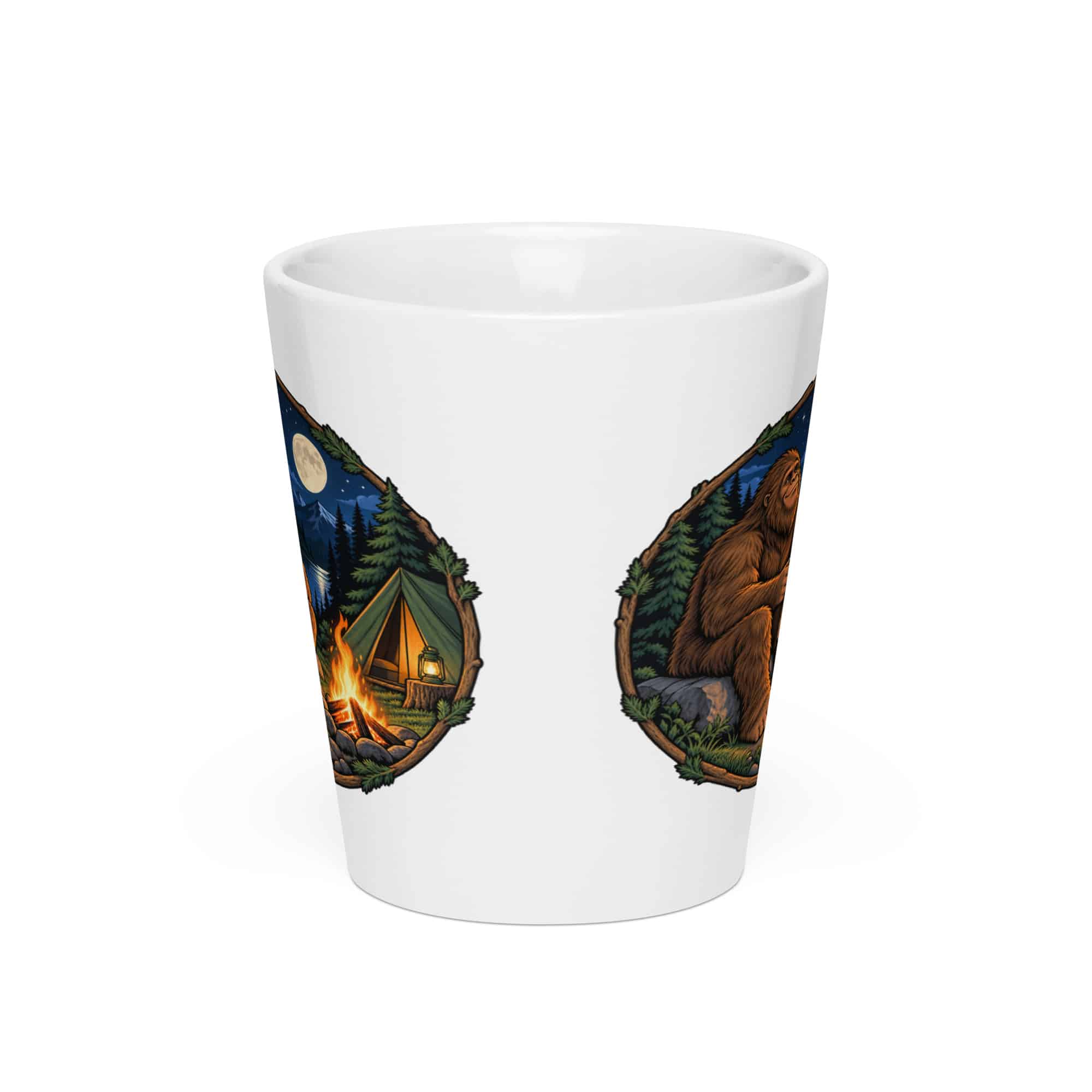 Bigfoot Campfire Coffee Latte Mug