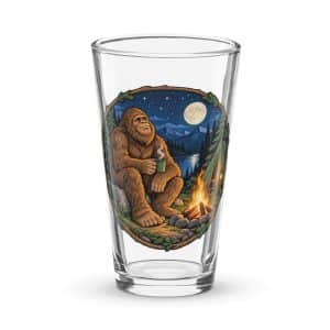 10 Bigfoot Campfire Pint Glass - 16 oz - Main