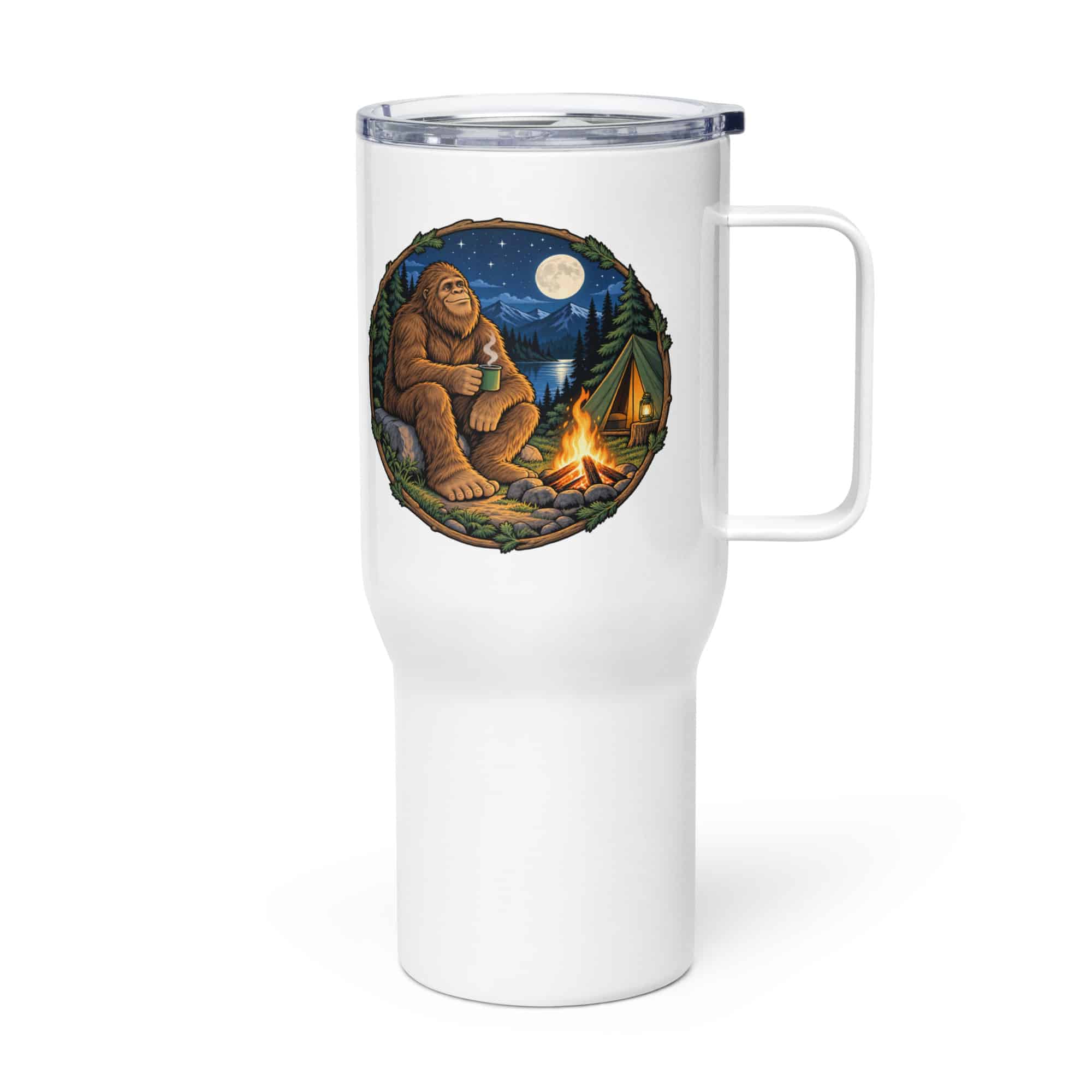 Bigfoot Campfire Coffee Travel Mug