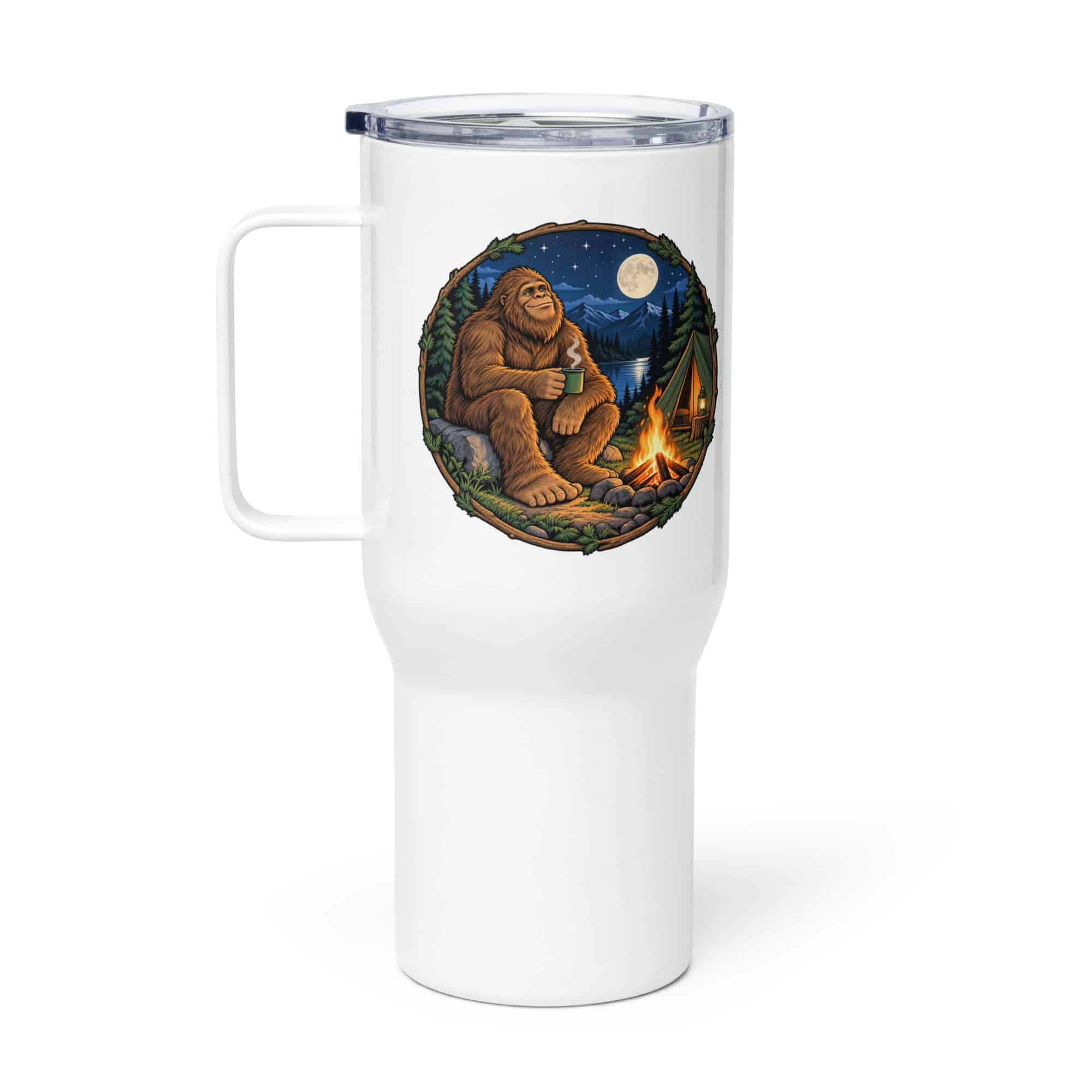 Bigfoot Campfire Coffee Travel Mug