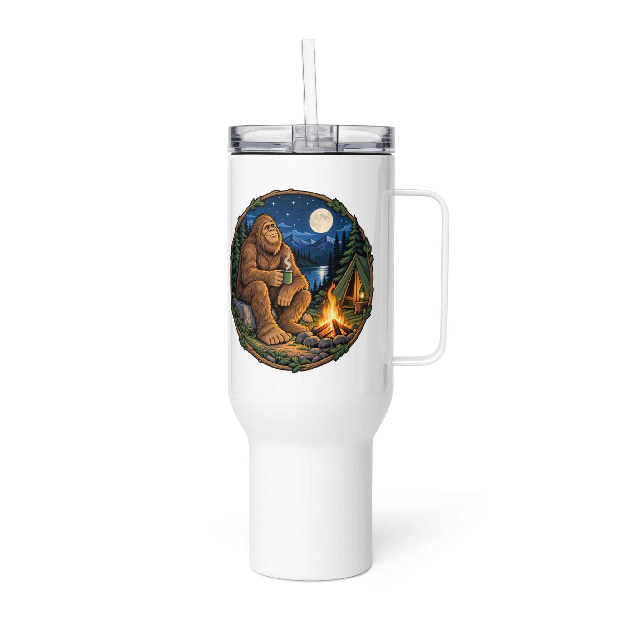 Bigfoot Campfire Coffee Travel Mug