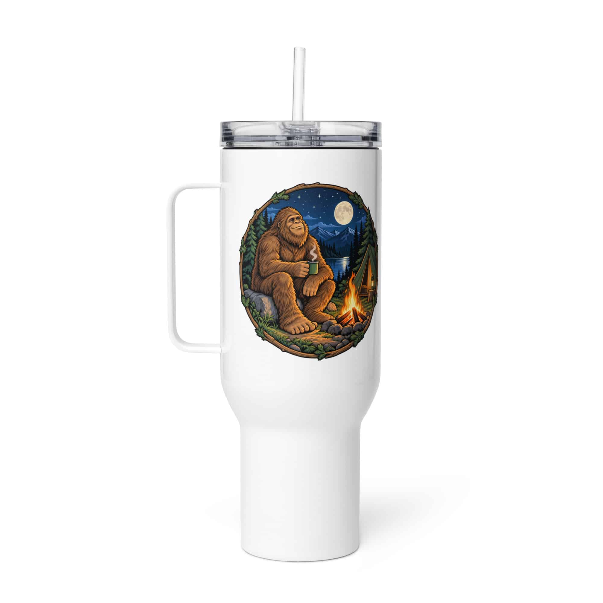 Bigfoot Campfire Coffee Travel Mug