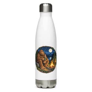 10 Bigfoot Campfire Stainless Steel Water Bottle - 17 oz - Main