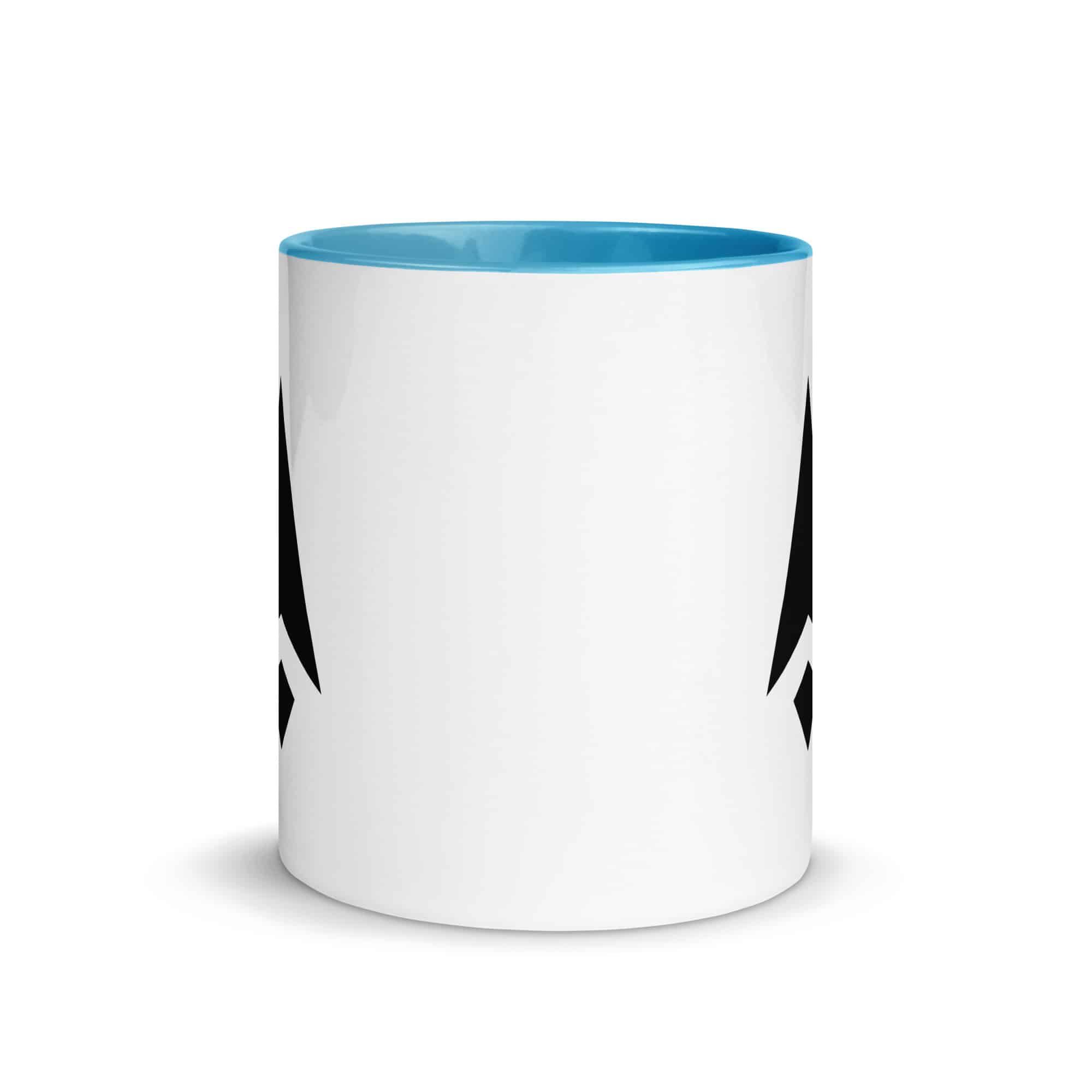 Black Compass Arrow Color Inside Mug