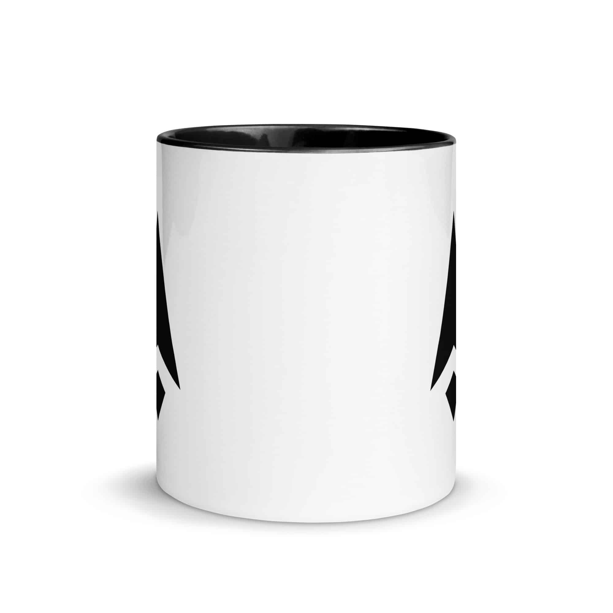 Black Compass Arrow Color Inside Mug