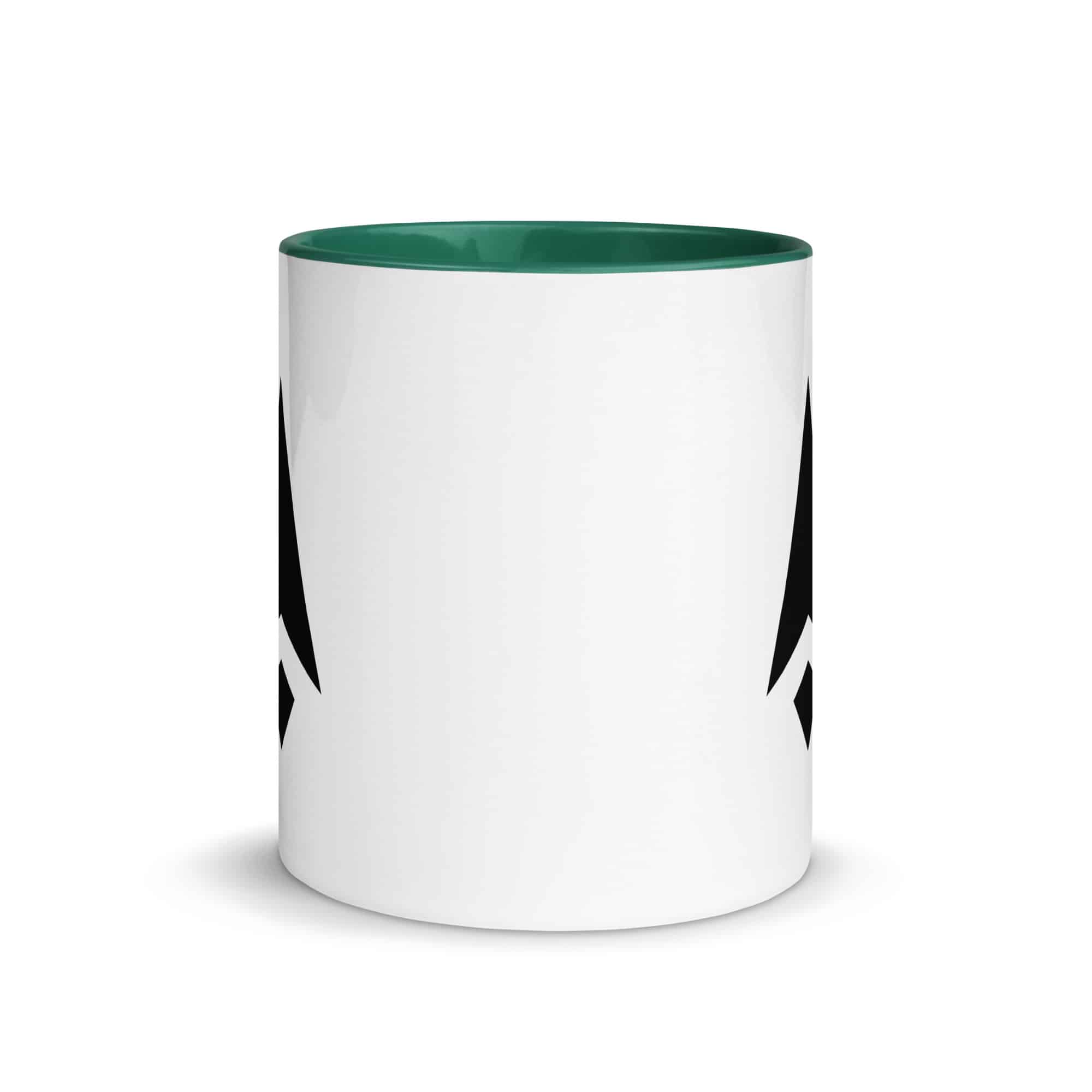 Black Compass Arrow Color Inside Mug