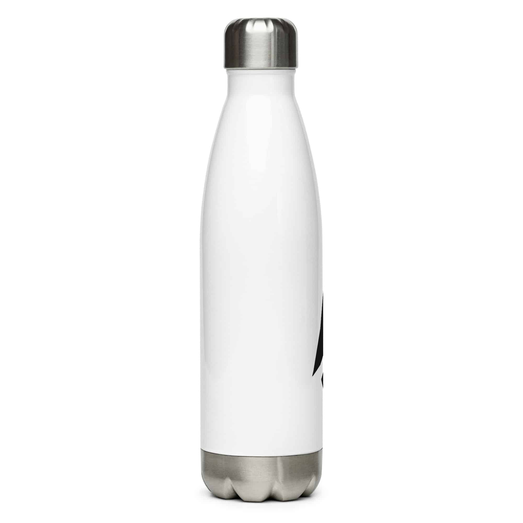 Black Compass Arrow Water Bottle