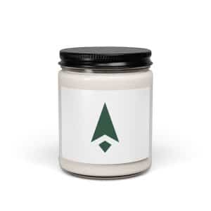 10 Compass Arrow Forest Green Soy Wax Candle - 9oz - Main