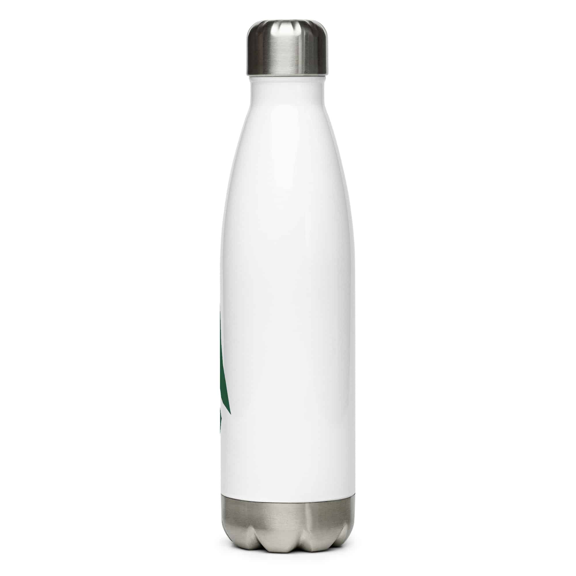 Forest Green Compass Arrow Water Bottle
