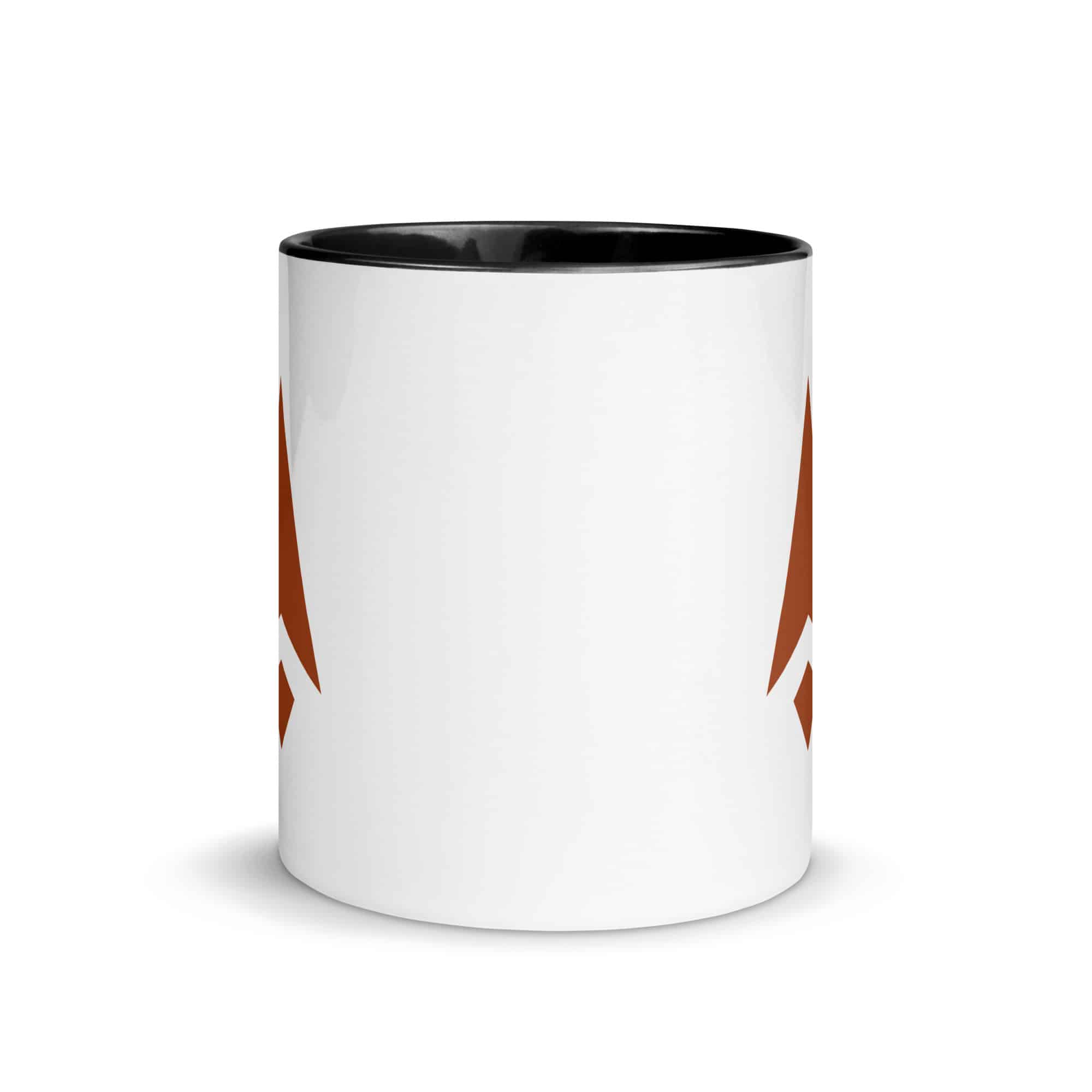 Terracotta Compass Arrow Color Inside Mug
