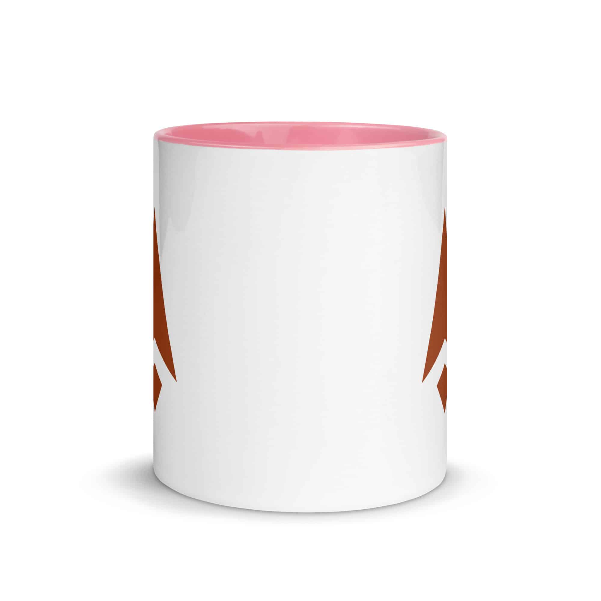 Terracotta Compass Arrow Color Inside Mug