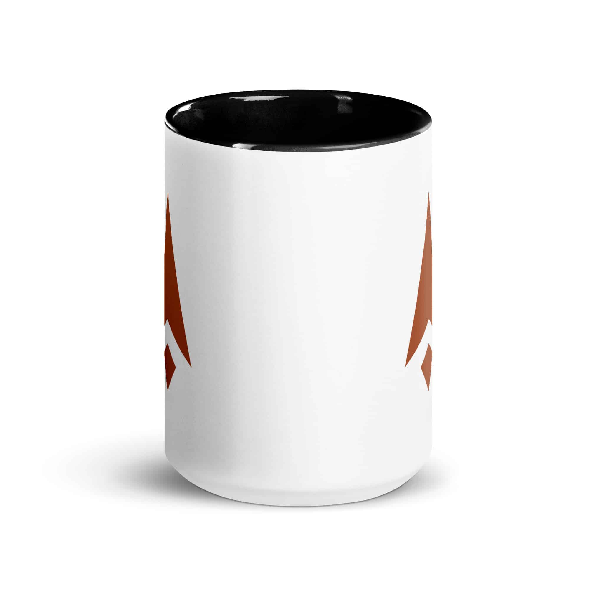 Terracotta Compass Arrow Color Inside Mug