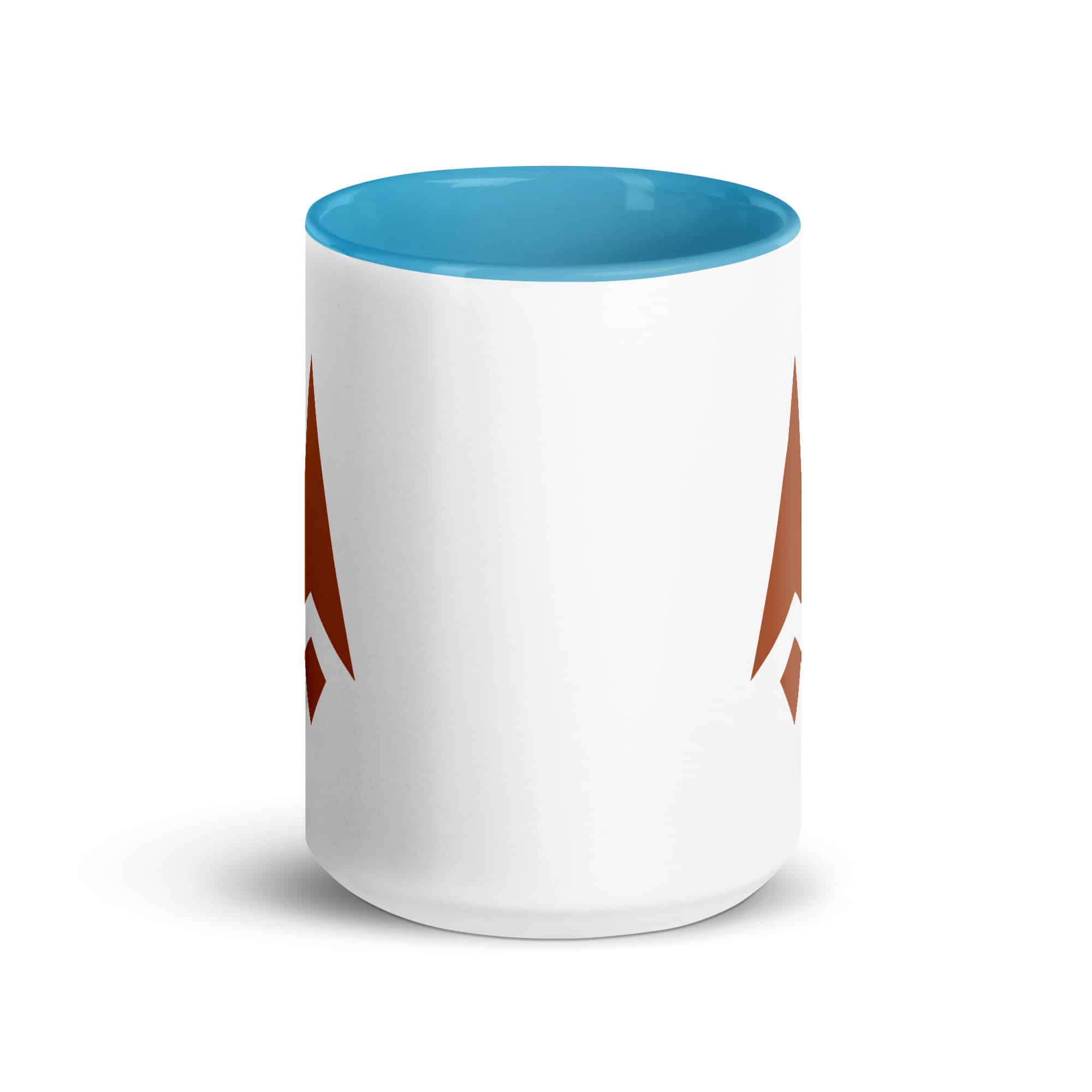 Terracotta Compass Arrow Color Inside Mug
