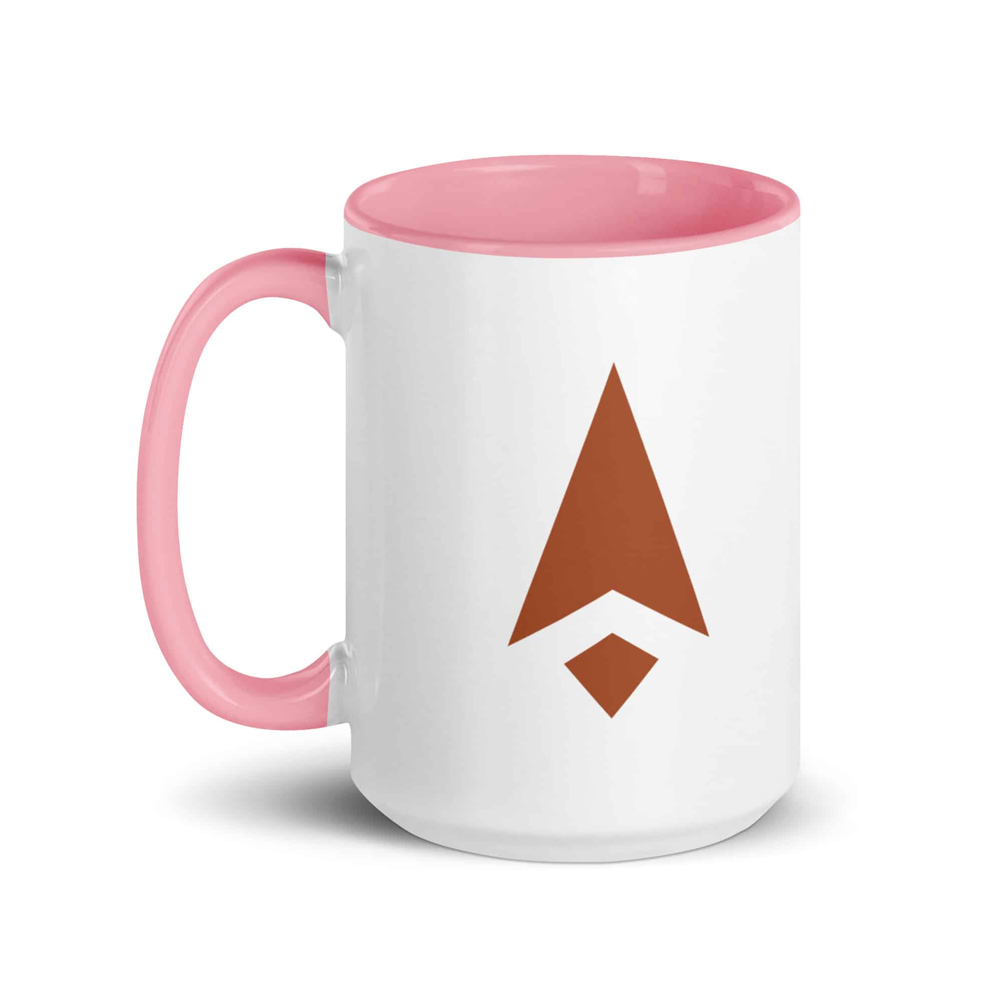 Terracotta Compass Arrow Color Inside Mug