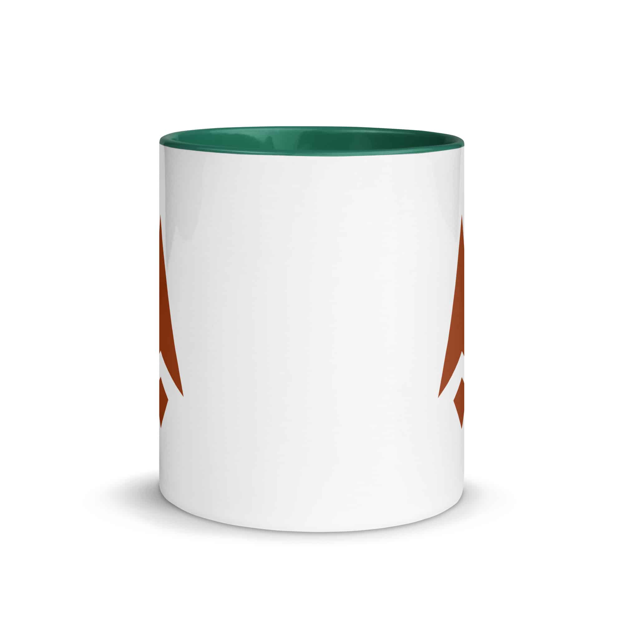 Terracotta Compass Arrow Color Inside Mug