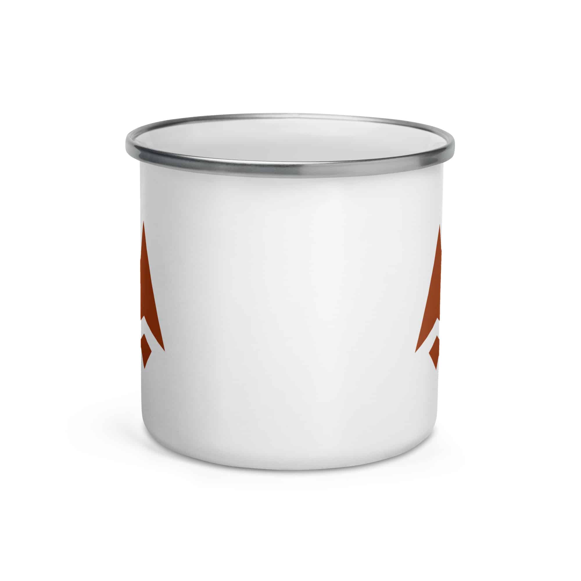 Terracotta Compass Arrow Enamel Camp Mug