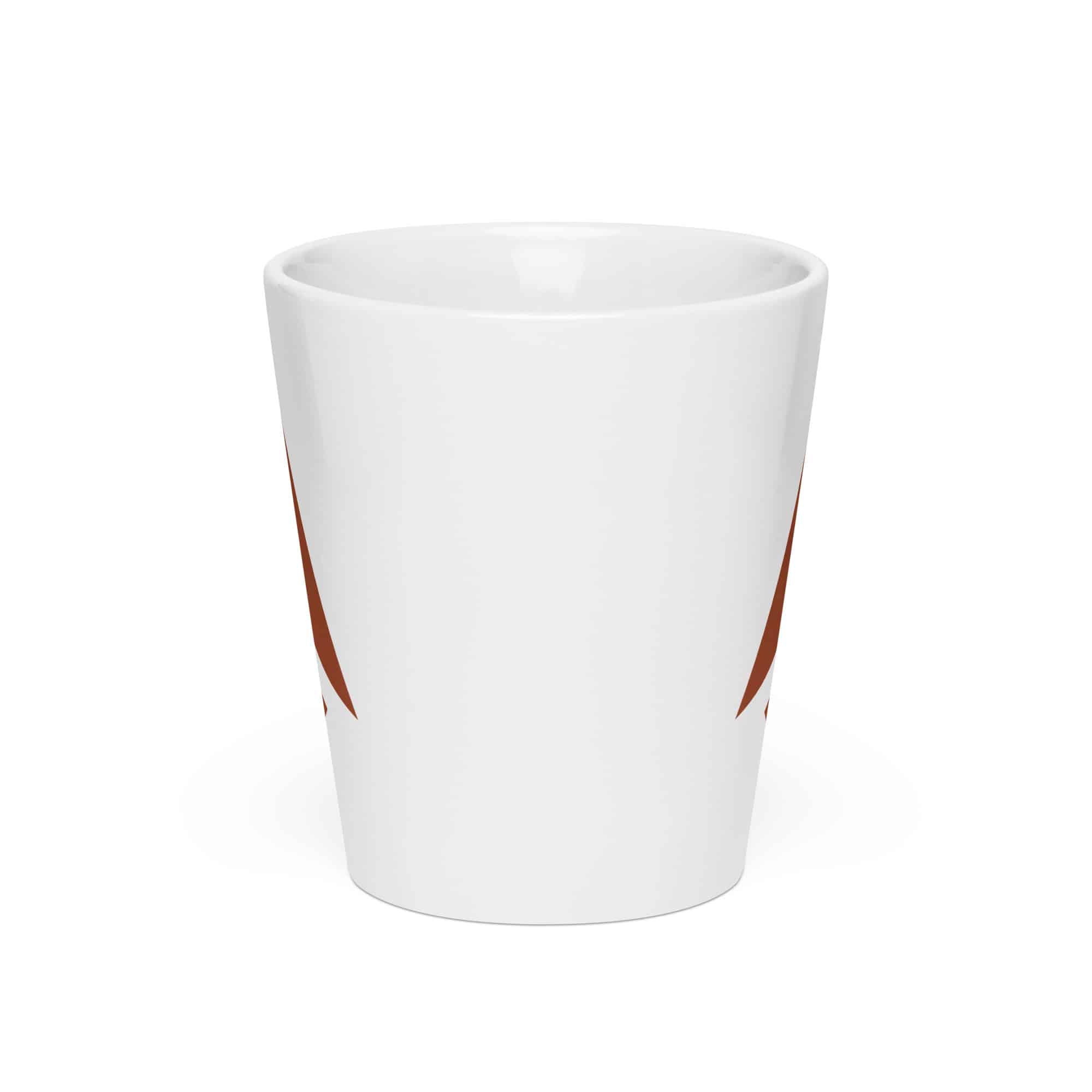 Terracotta Compass Arrow Latte Mug