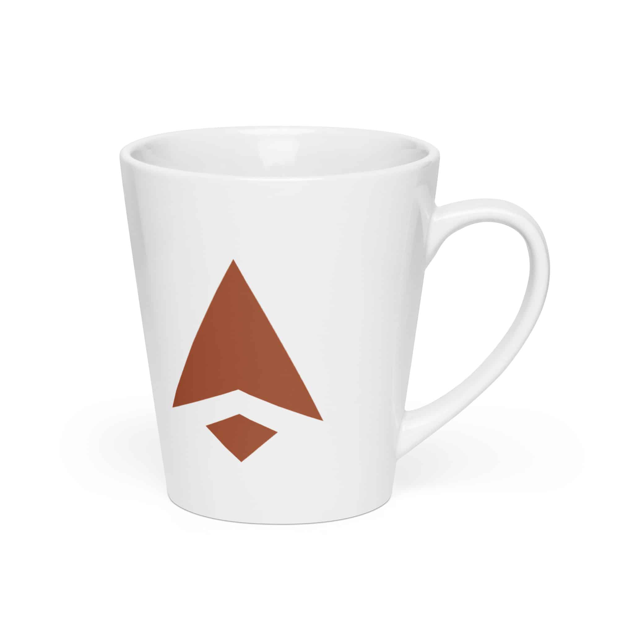 Terracotta Compass Arrow Latte Mug