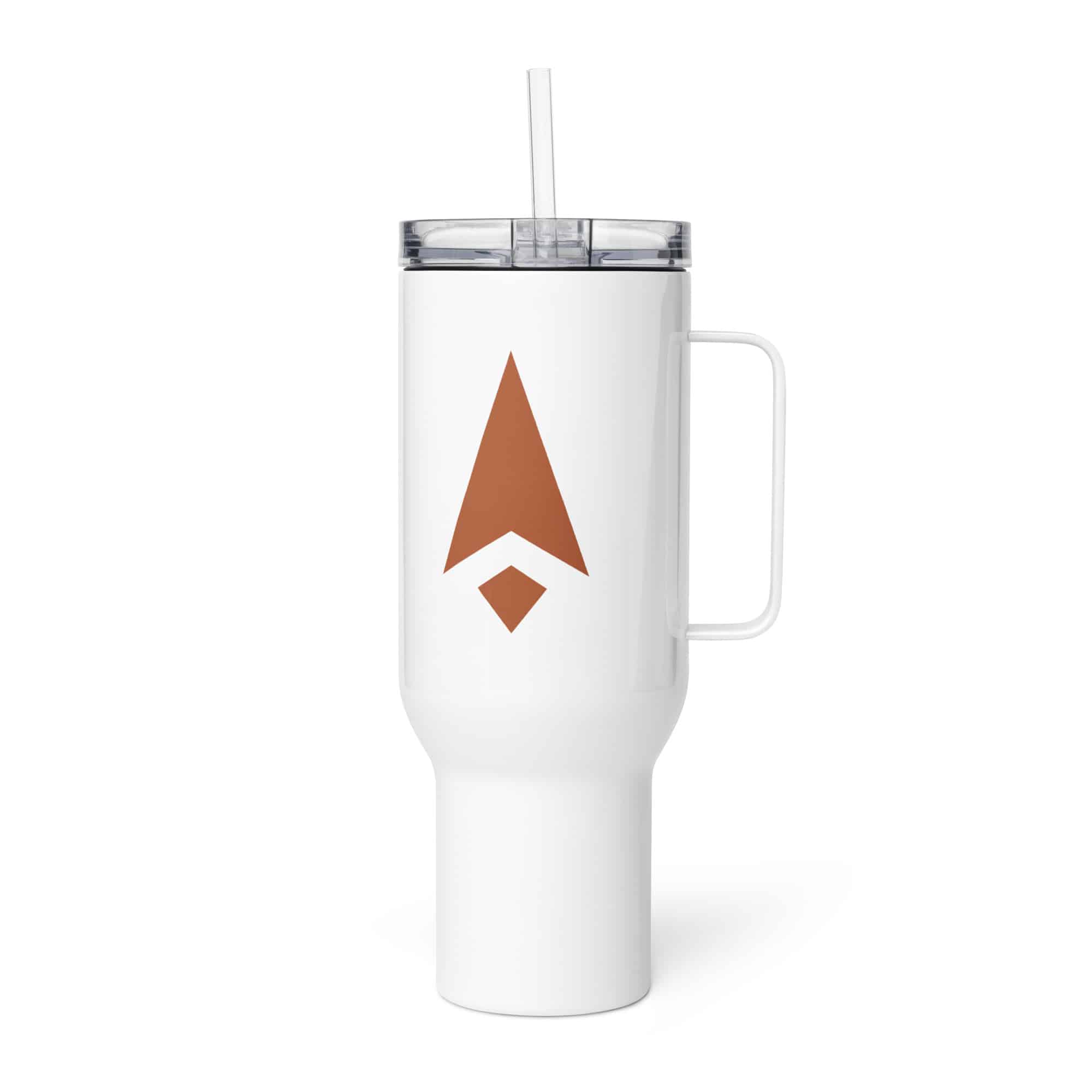 Terracotta Compass Arrow Travel Mug