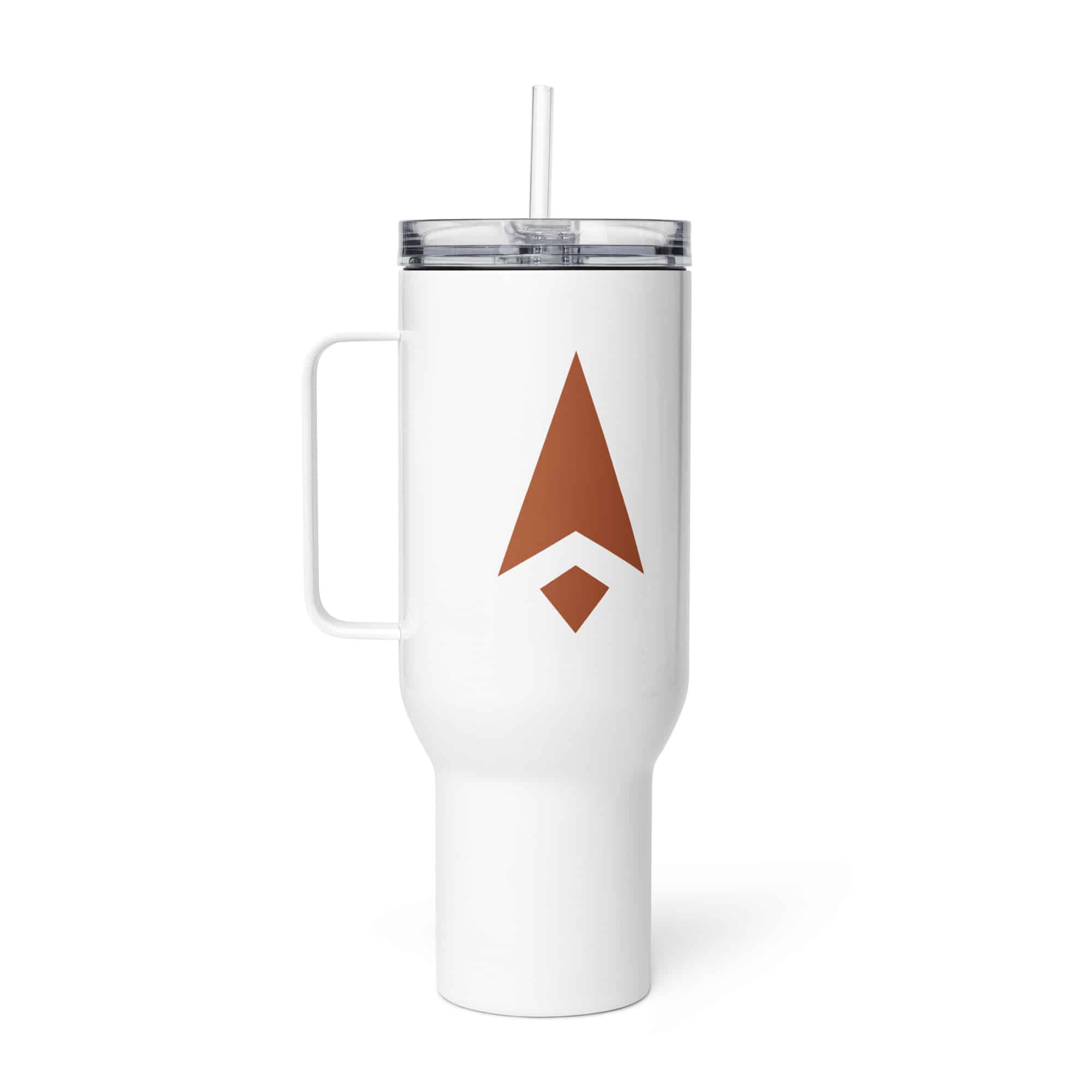 Terracotta Compass Arrow Travel Mug