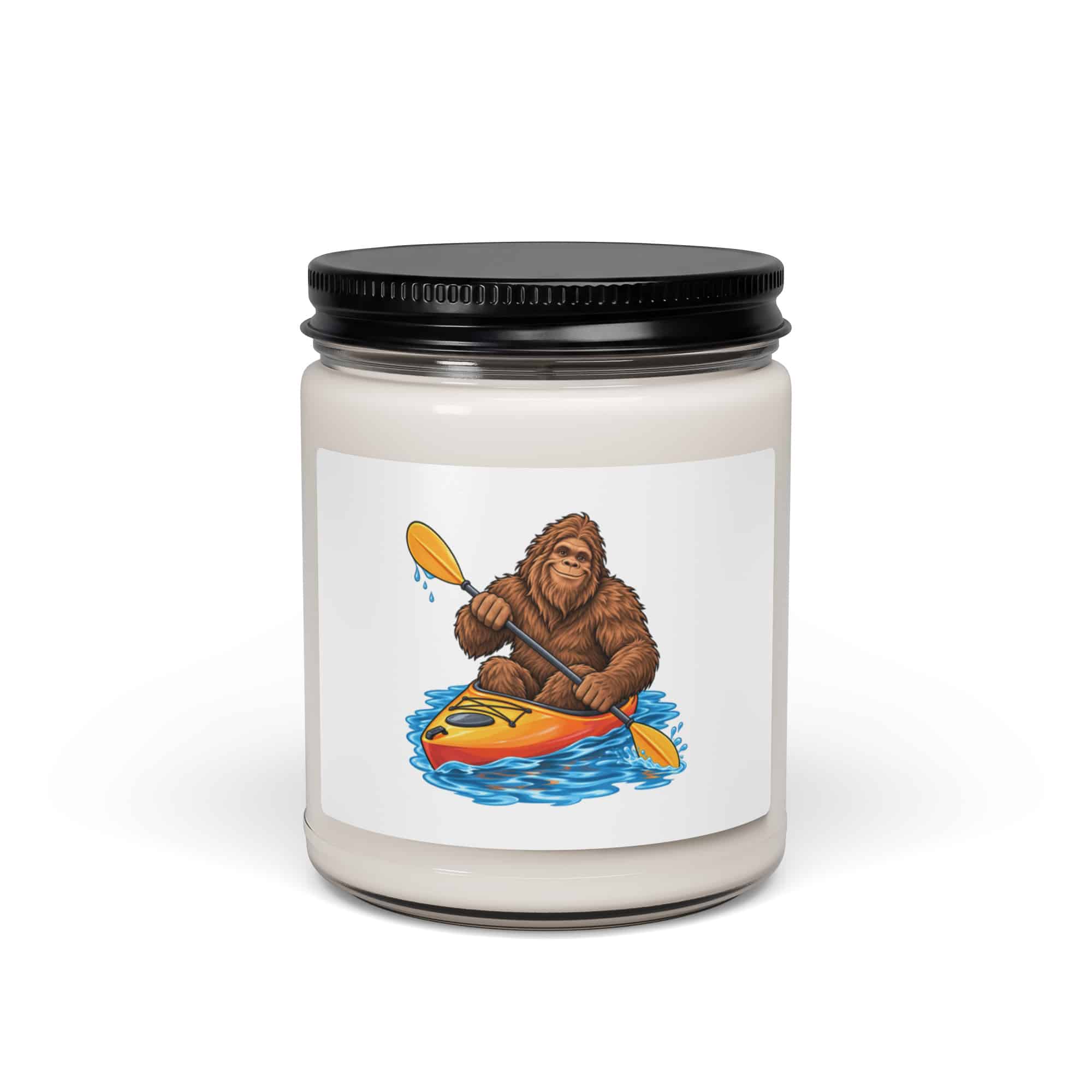 Kayaking Bigfoot Candle