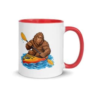 11 Bigfoot Kayak Color Inside Coffee Mug - 11 oz - Main