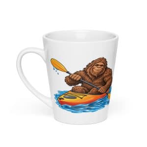 11 Bigfoot Kayak Latte Mug - 12 oz - Main
