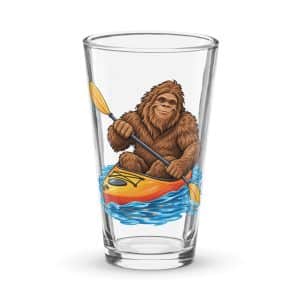 11 Bigfoot Kayak Pint Glass - 16 oz - Main