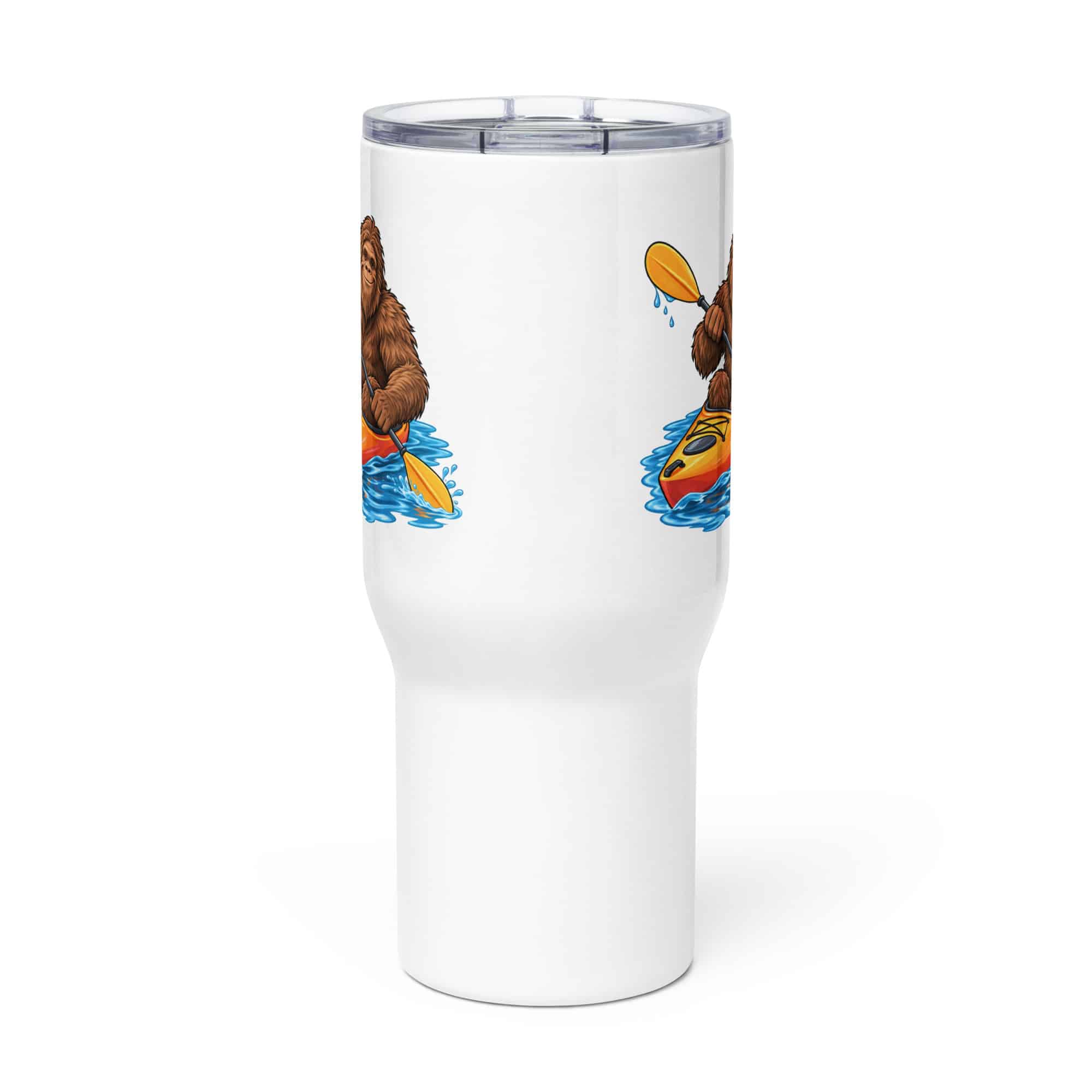 Bigfoot Kayak Adventure Travel Mug