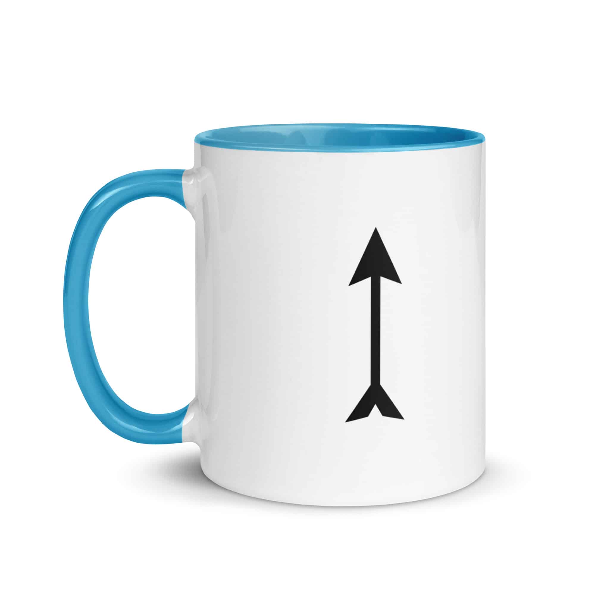 Black Longbow Arrow Color Inside Mug