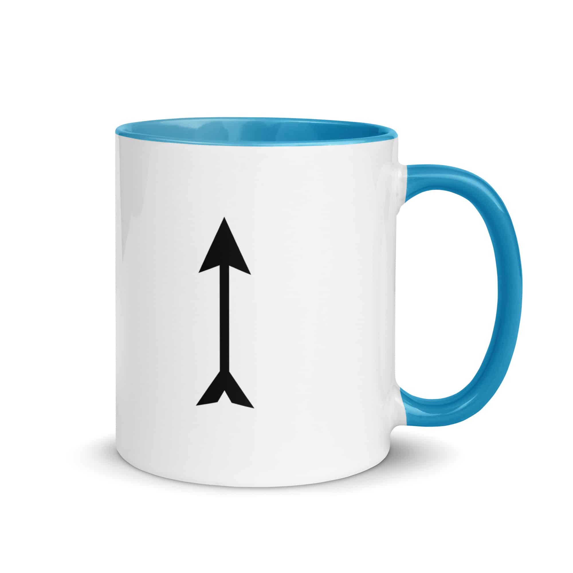 Black Longbow Arrow Color Inside Mug