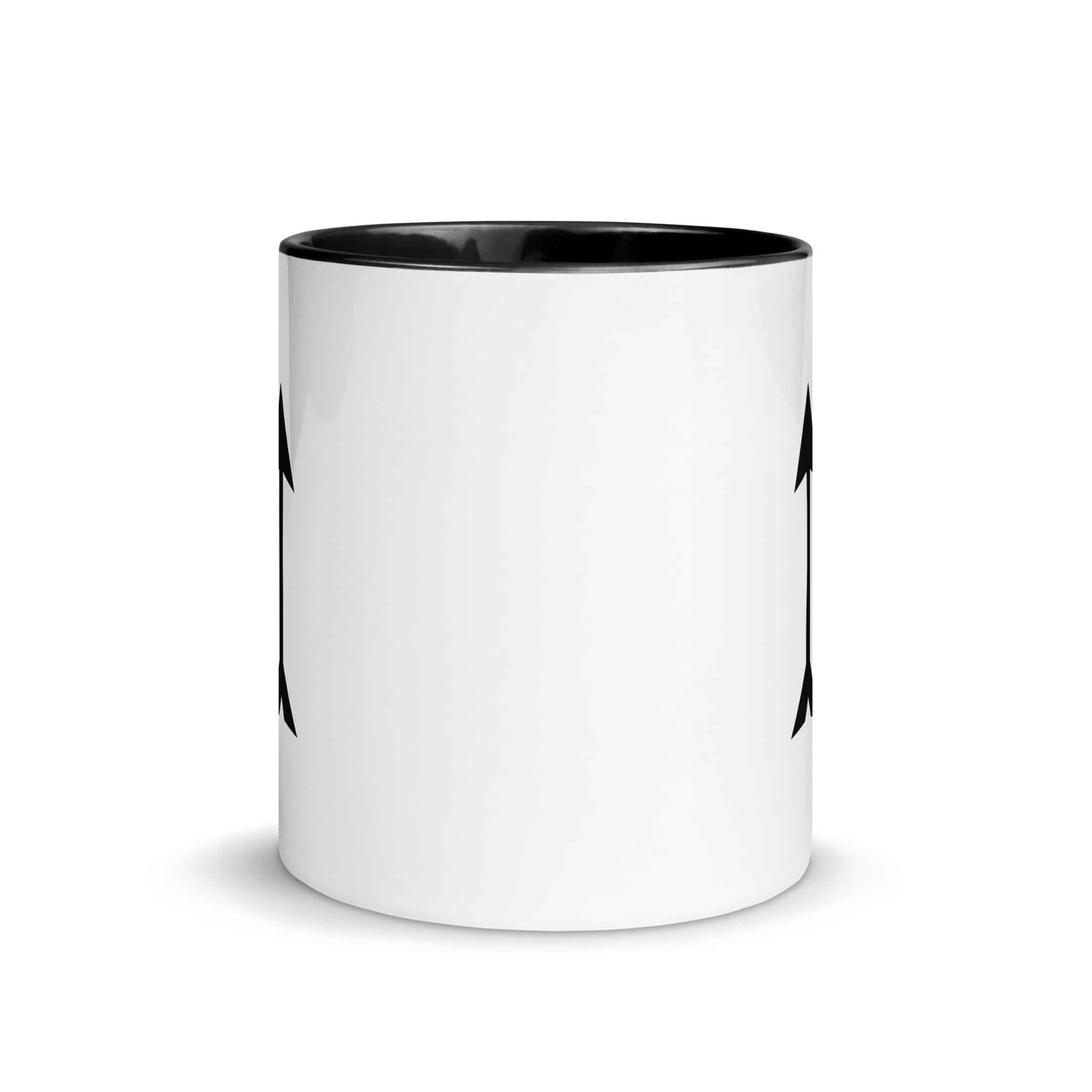 Black Longbow Arrow Color Inside Mug
