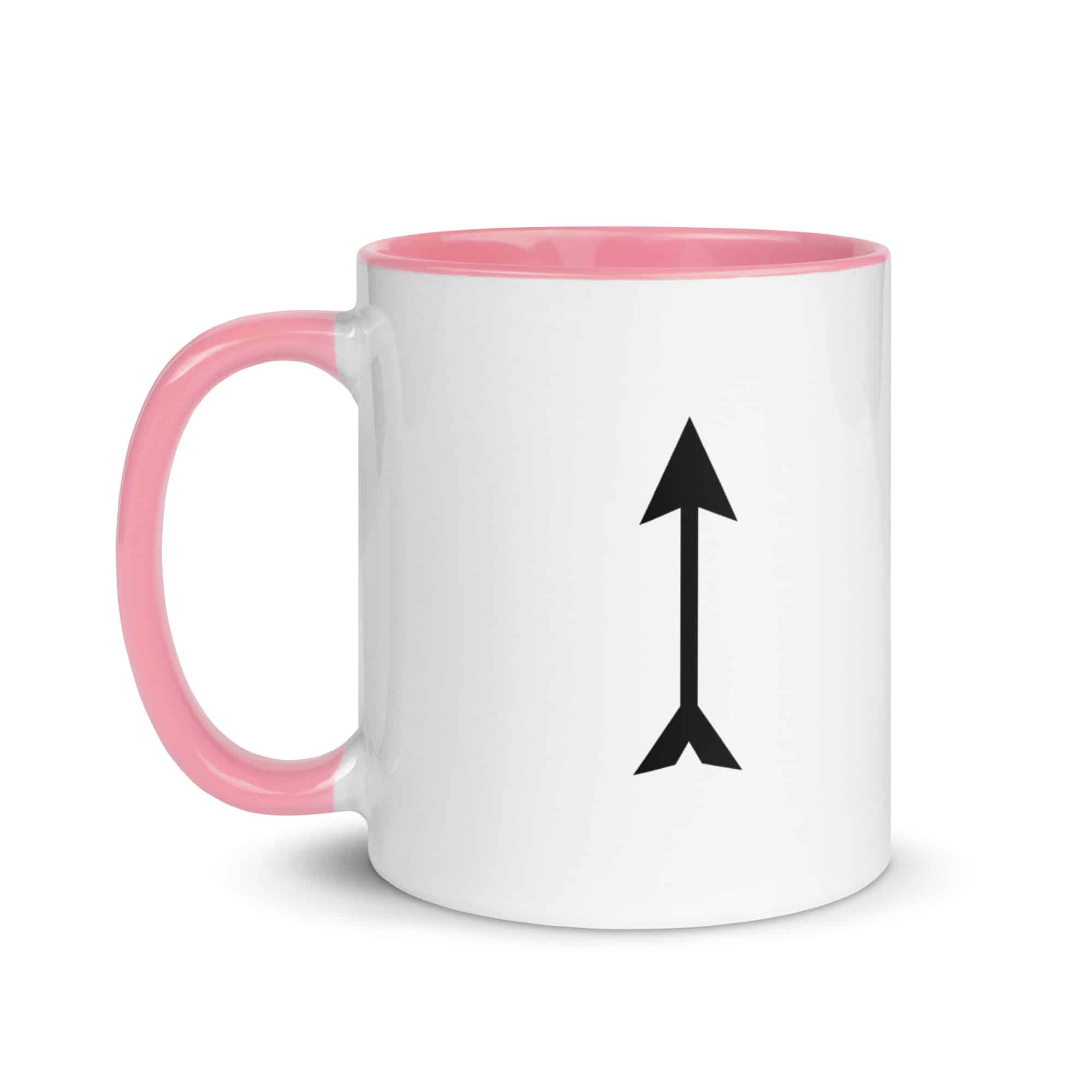 Black Longbow Arrow Color Inside Mug