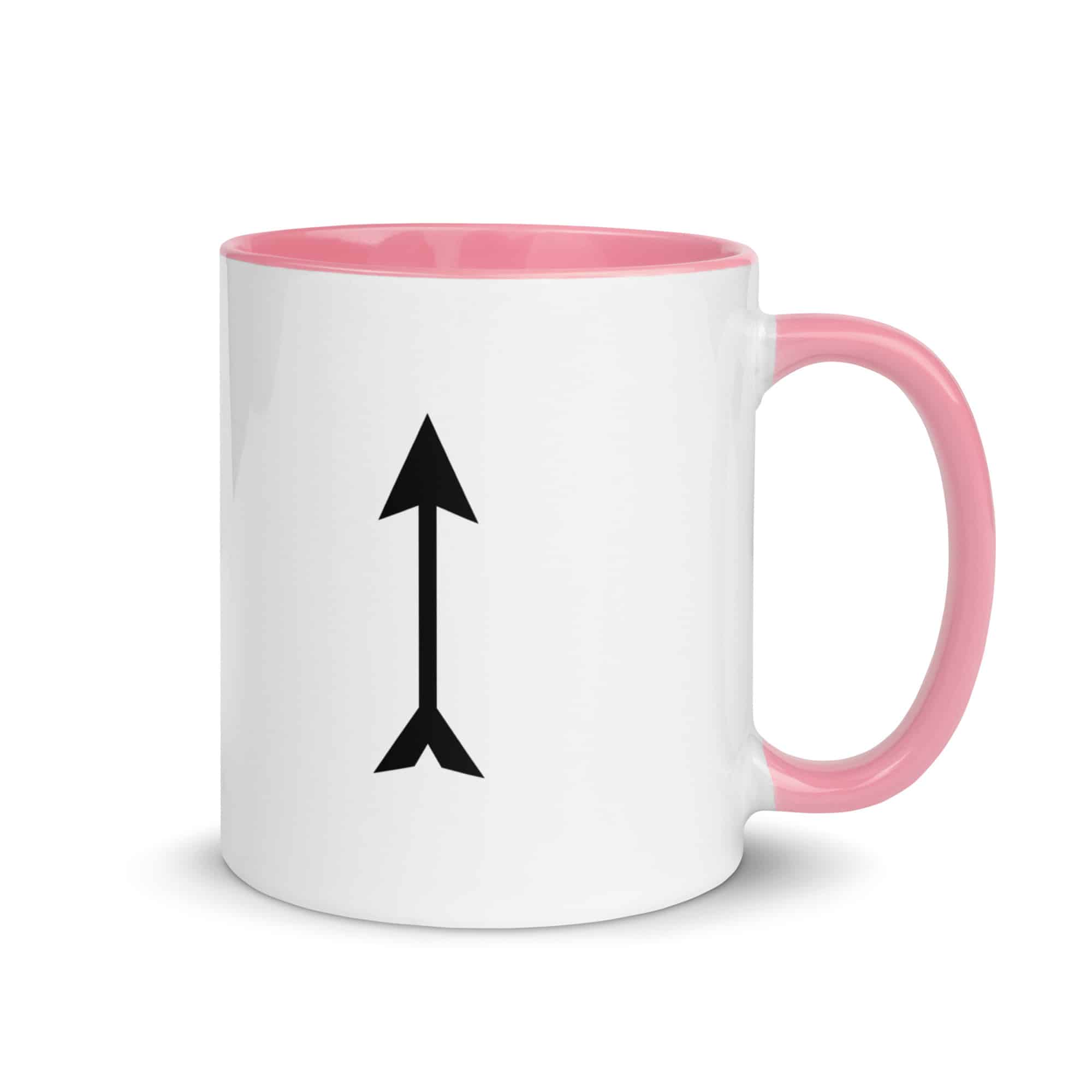 Black Longbow Arrow Color Inside Mug