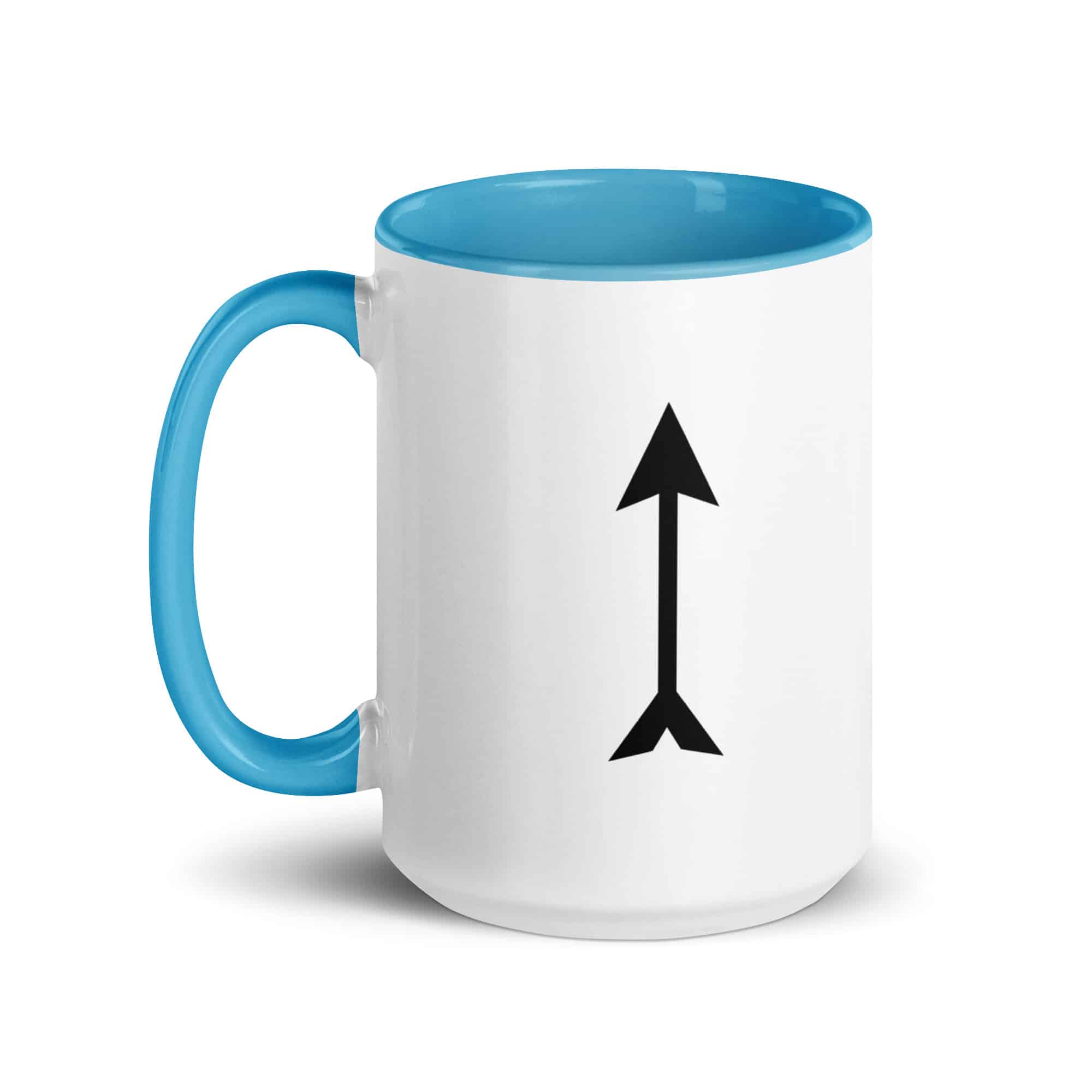 Black Longbow Arrow Color Inside Mug