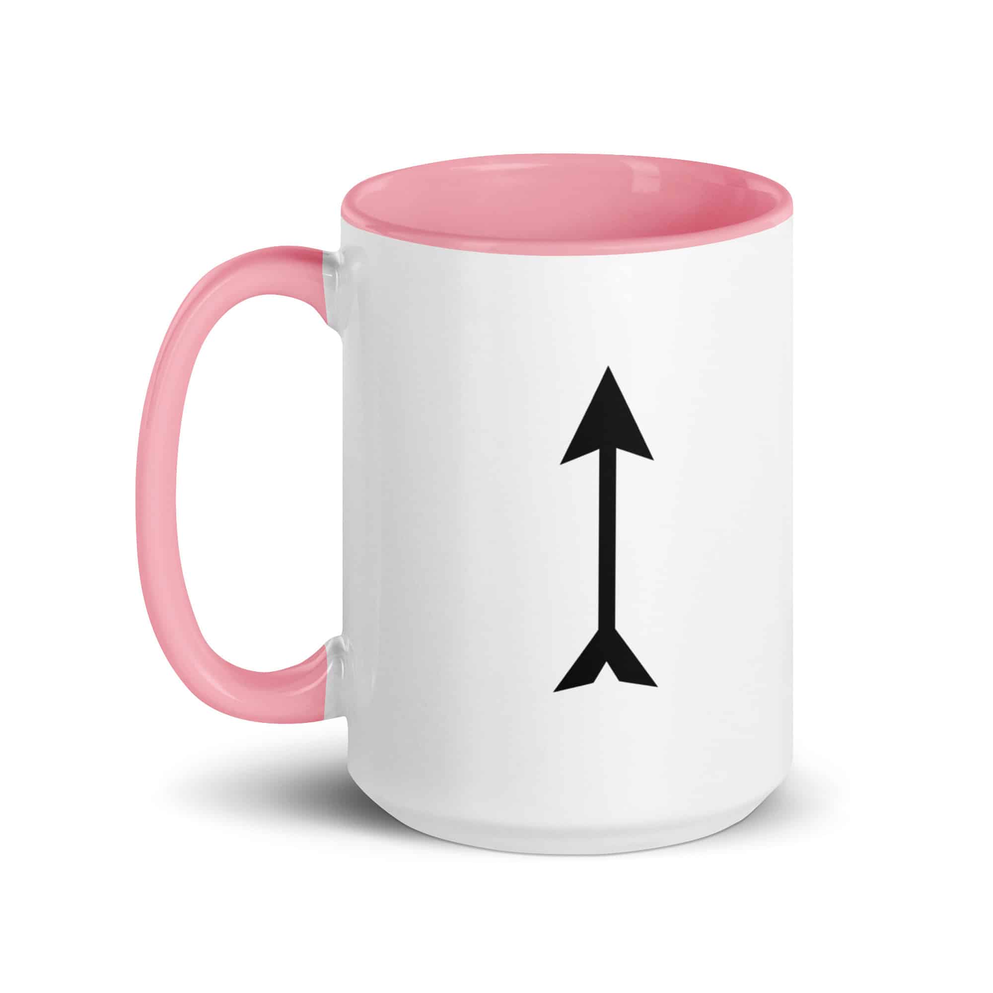 Black Longbow Arrow Color Inside Mug