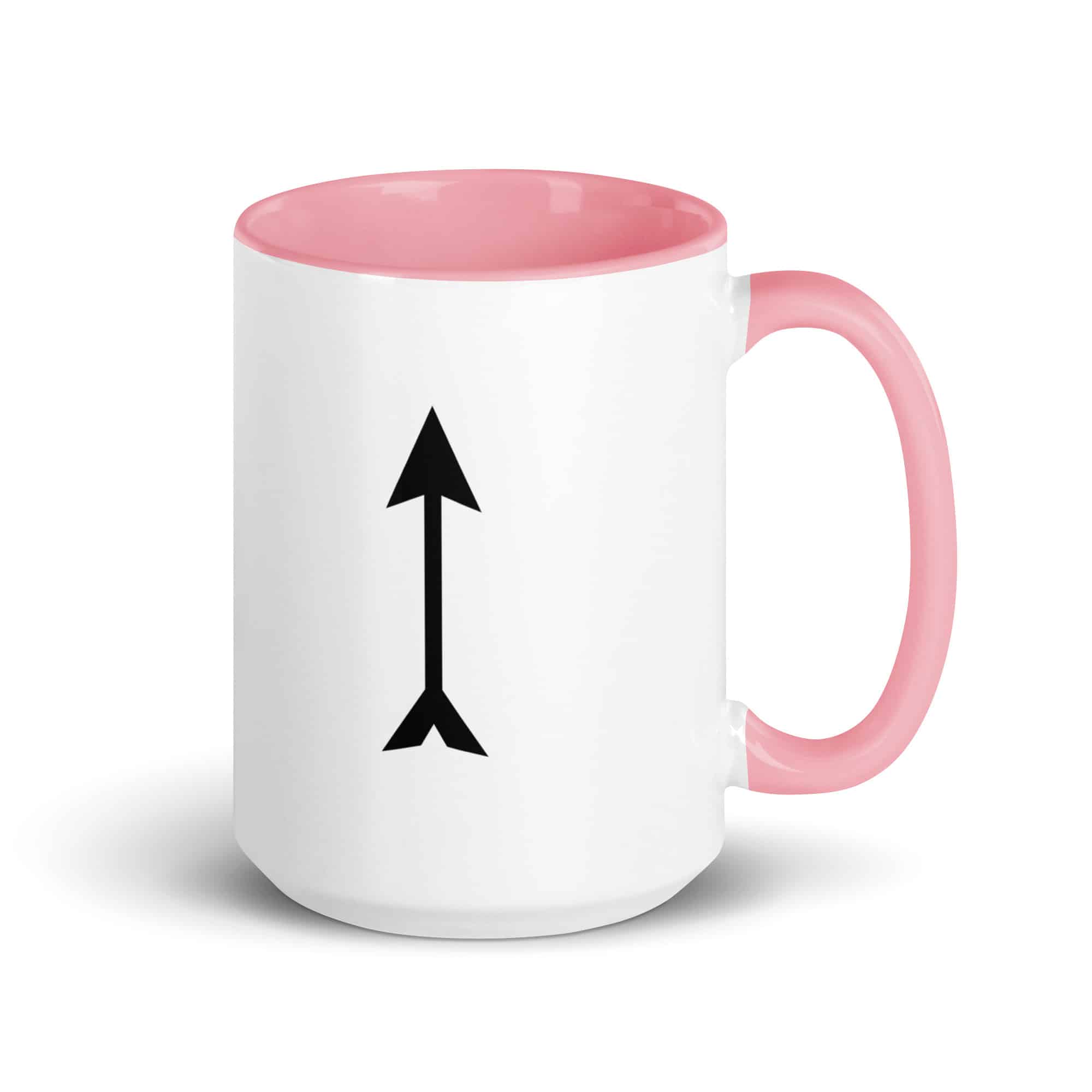 Black Longbow Arrow Color Inside Mug