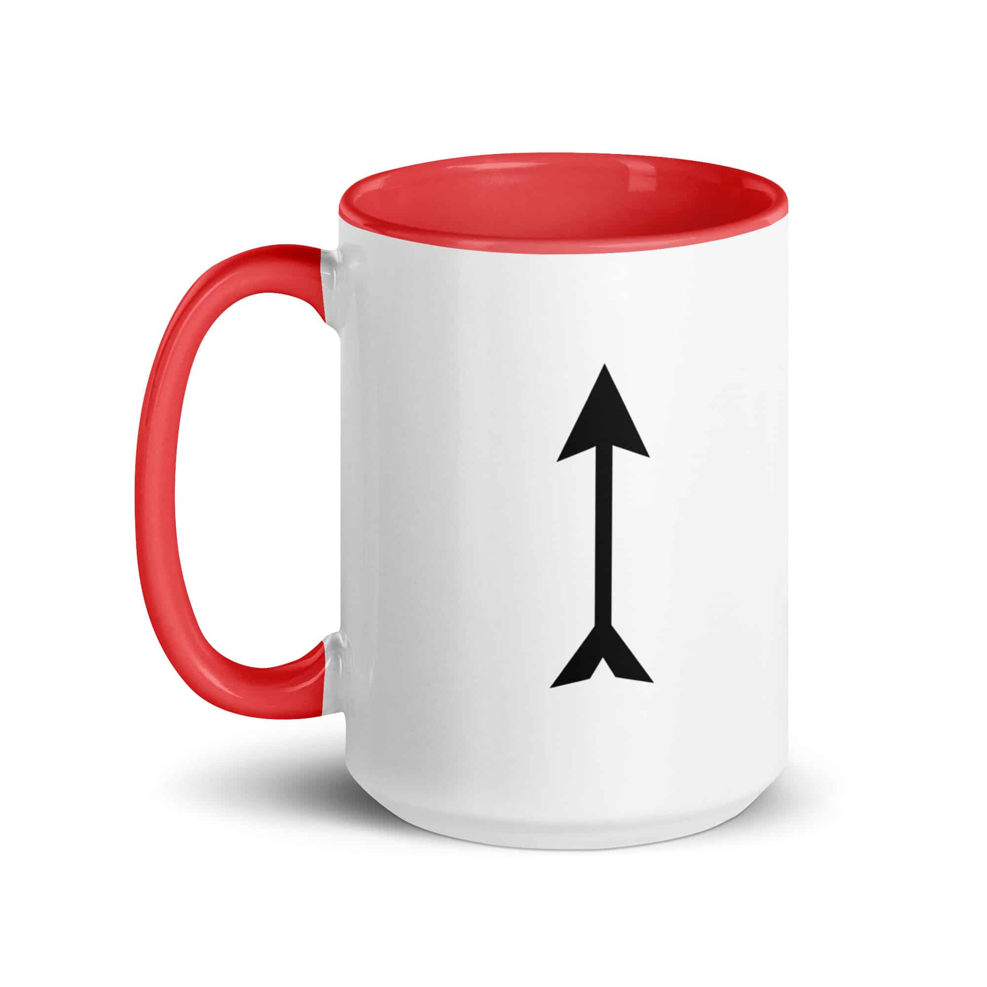 Black Longbow Arrow Color Inside Mug